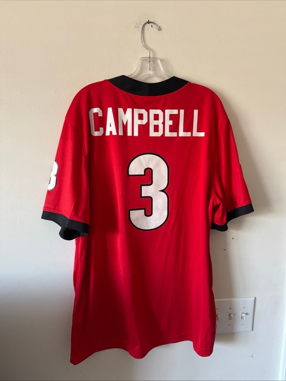 Men’s Nike Tyson Campbell #3 Georgia Bulldogs Alumni Jersey Sz XL - Red RARE - Thumbnail 6