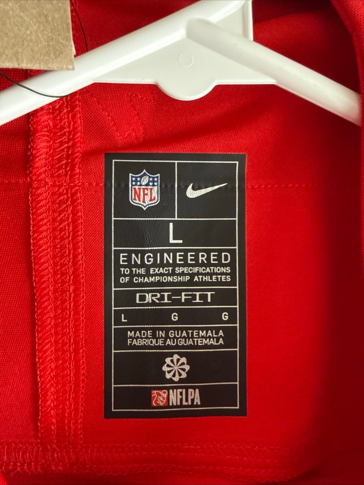 Men’s Nike Stefon Diggs #14 Buffalo Bills Vapor Lmtd Jersey Sz L - Red NWT RARE - Thumbnail 4