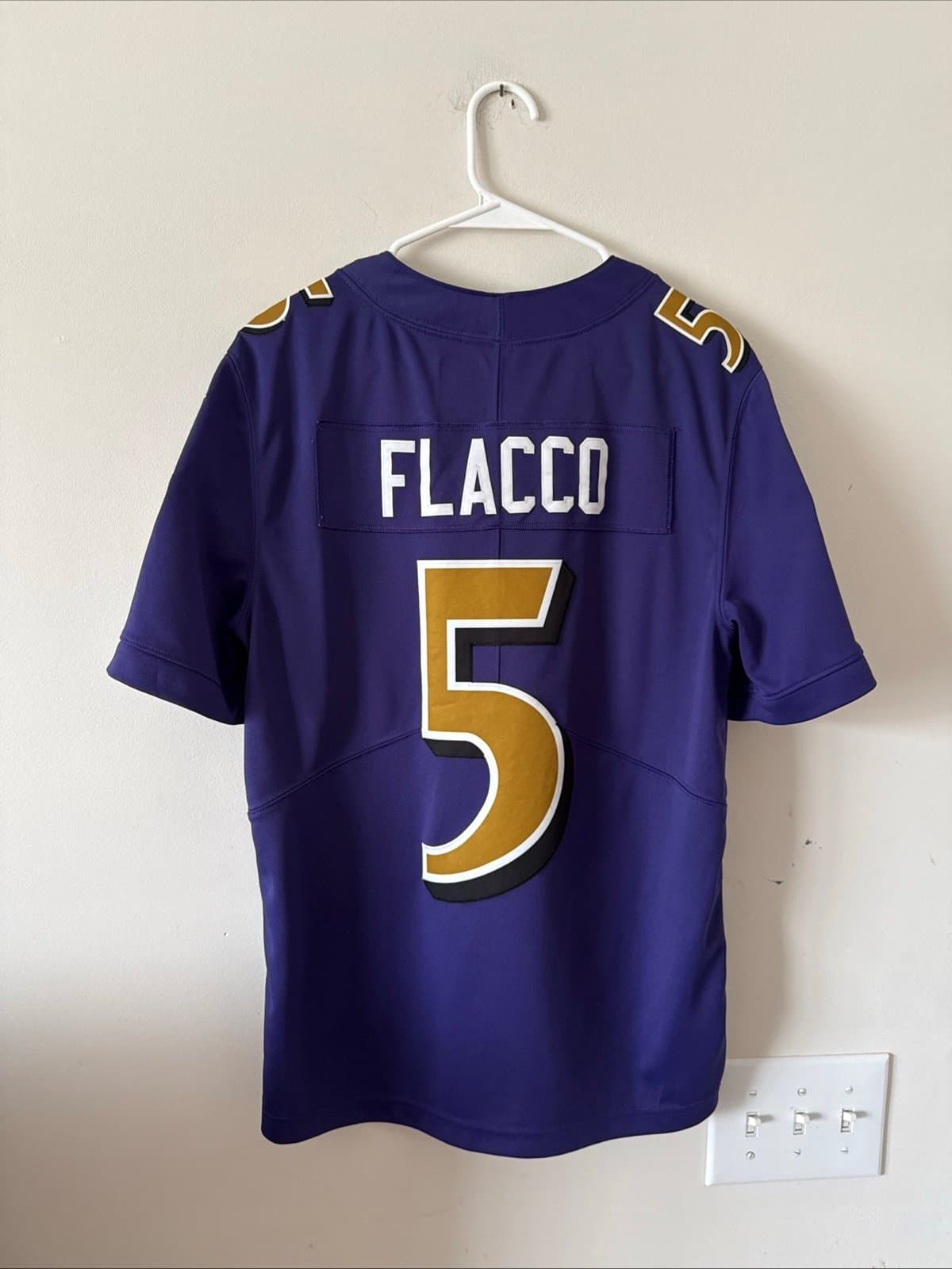 Men’s Nike Joe Flacco #5 Baltimore Ravens Vapor Lmtd Alt NFL Jersey Sz S - RARE - Thumbnail 7