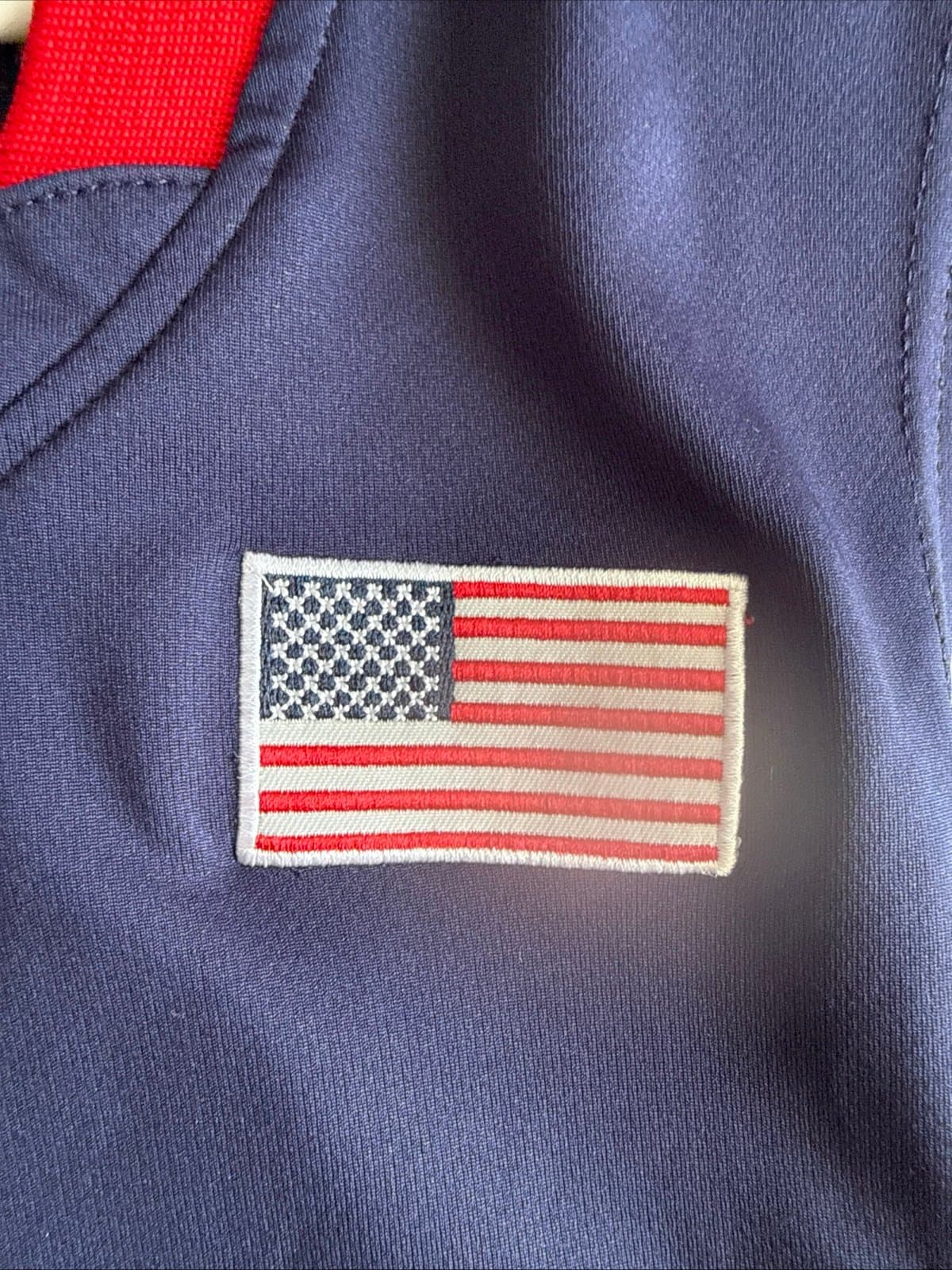 Men’s Nike LeBron James #6 Team USA 2008 Beijing Olympics Jersey Sz L Blue RARE - Thumbnail 5