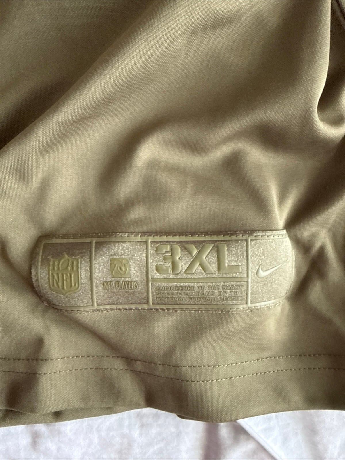 Men's Nike Cam Newton #1 Carolina Panthers Salute To Service Jersey Sz 3XL RARE - Thumbnail 3