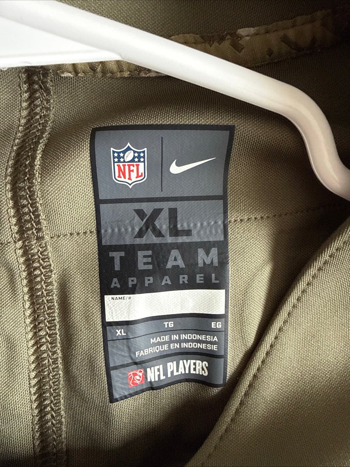 Men’s Nike Antonio Brown #84 Pittsburgh Steelers Salute To Service Jersey Sz XL - Thumbnail 4