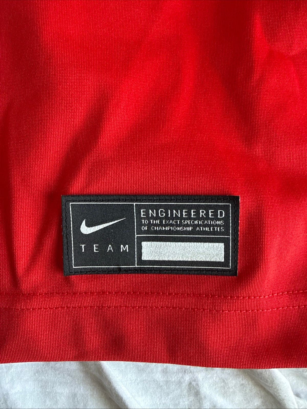 Men’s Nike Eli Manning #10 Ole Miss Rebels NCAA Jersey Sz M - Red RARE - Thumbnail 3