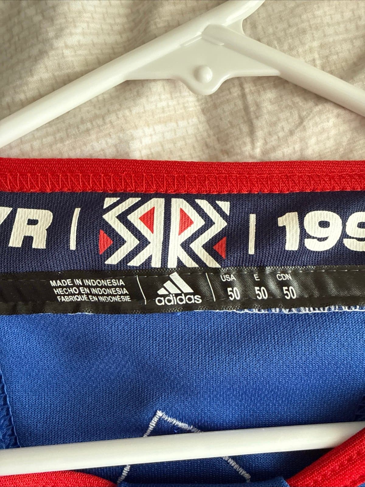 MEN’S ADIDAS K’ANDRE MILLER #79 NY RANGERS REVERSE RETRO 2.0 JERSEY SZ 50 - RARE - Thumbnail 3