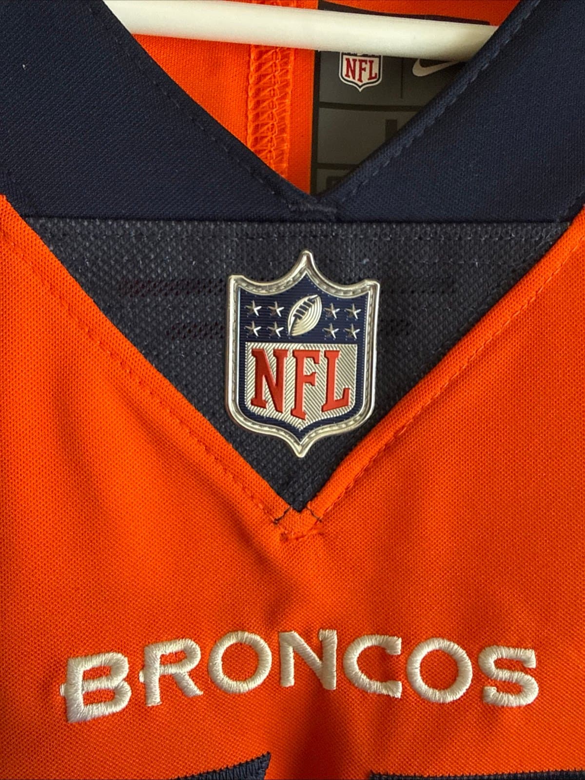 Men’s Nike Javonte Williams #33 Denver Broncos Vapor Lmtd NFL Jersey Sz L - RARE - Thumbnail 5