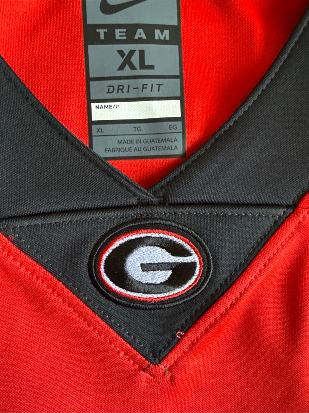 Men’s Nike Tyson Campbell #3 Georgia Bulldogs Alumni Jersey Sz XL - Red RARE - Thumbnail 5