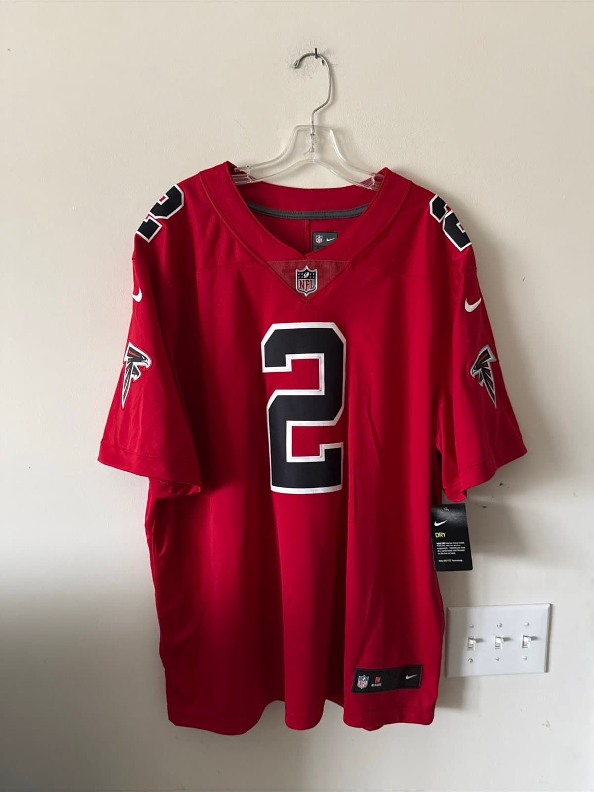 Men's Nike Matt Ryan #2 Atlanta Falcons Vapor Lmtd Jersey Sz 2XL - Red NWT RARE - Image 1