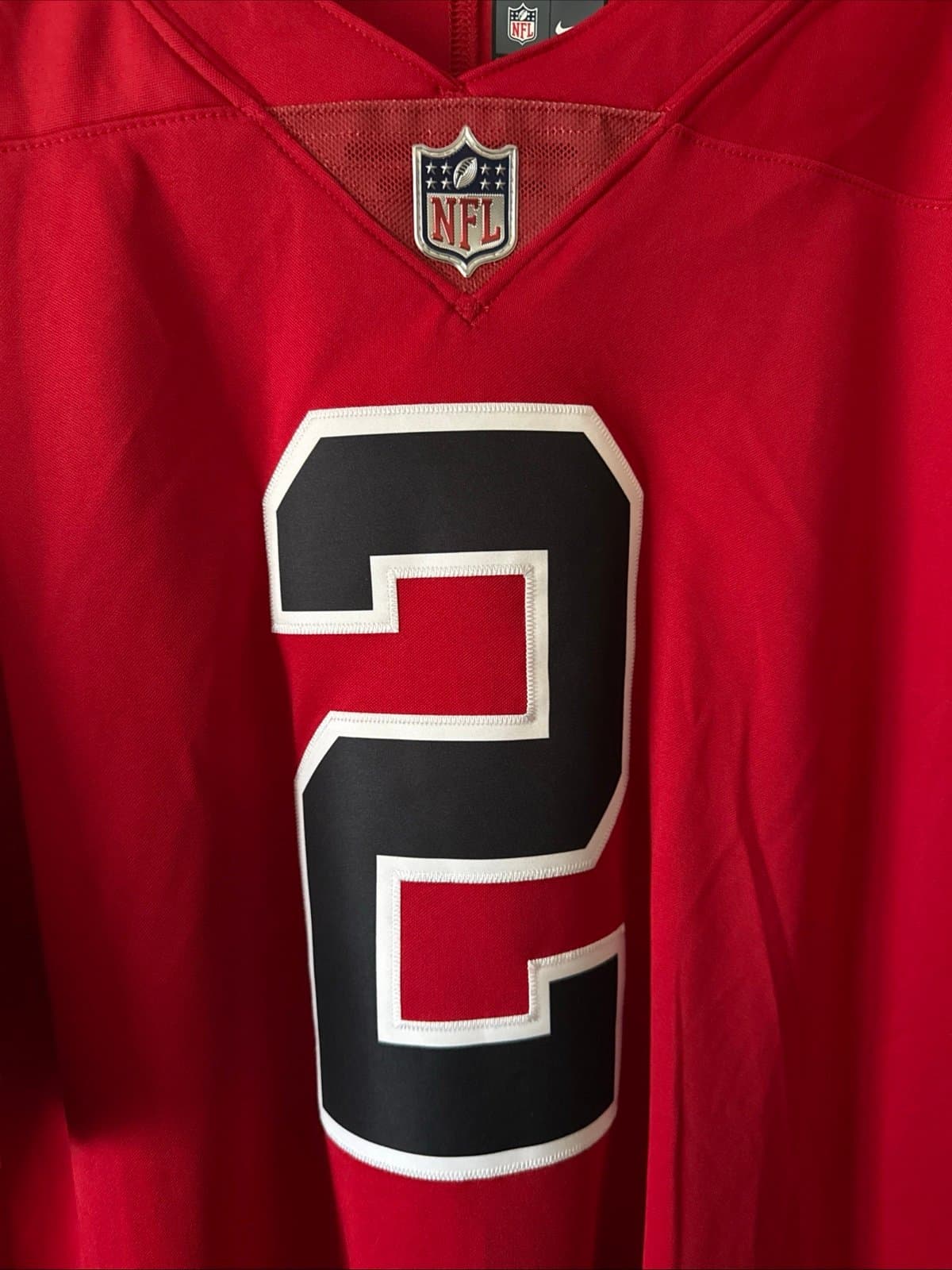 Men's Nike Matt Ryan #2 Atlanta Falcons Vapor Lmtd Jersey Sz 2XL - Red NWT RARE - Thumbnail 2