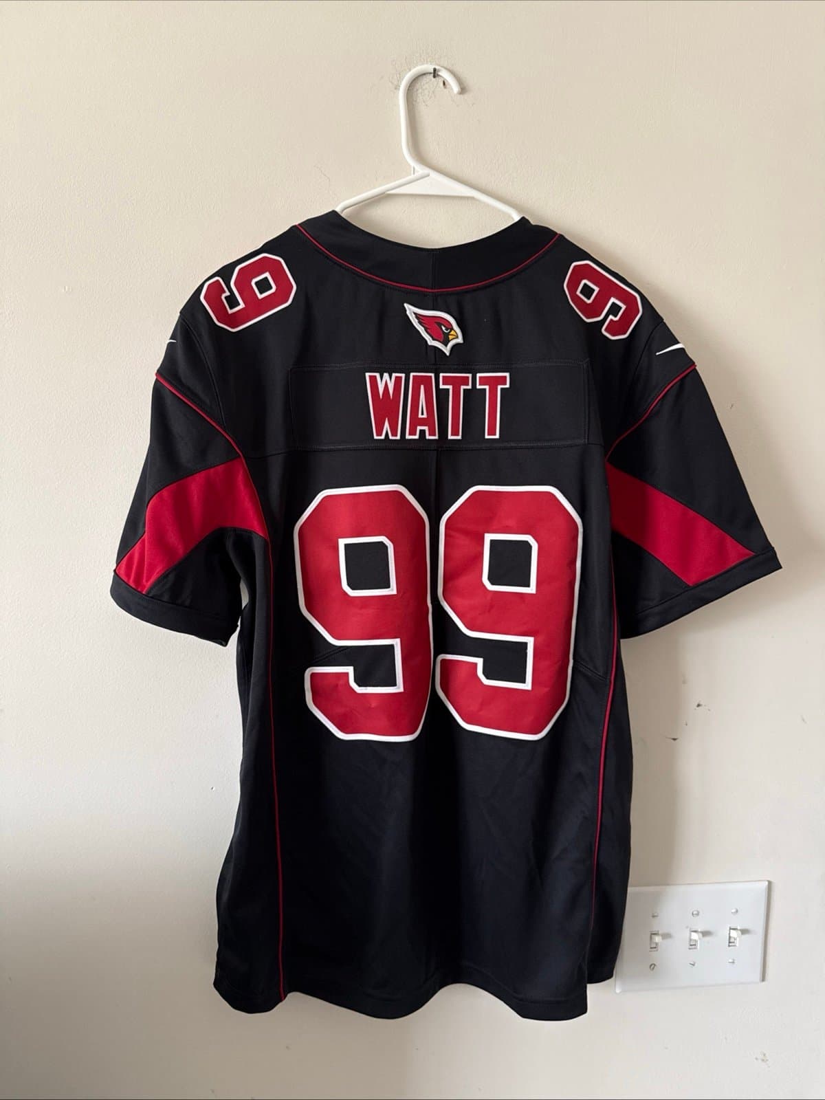 Men’s Nike JJ Watt #99 Arizona Cardinals Vapor Lmtd Alt Jersey Sz L Black RARE - Thumbnail 6