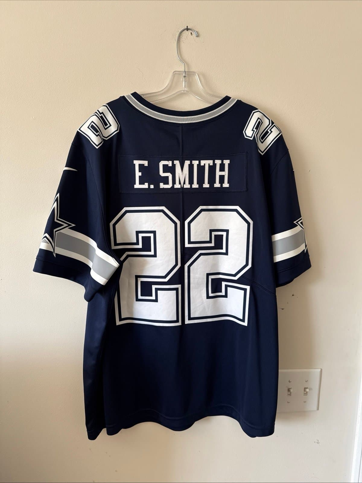 Men’s Nike Emmitt Smith #22 Dallas Cowboys Vapor Lmtd Jersey Sz 2XL - Blue RARE - Thumbnail 6