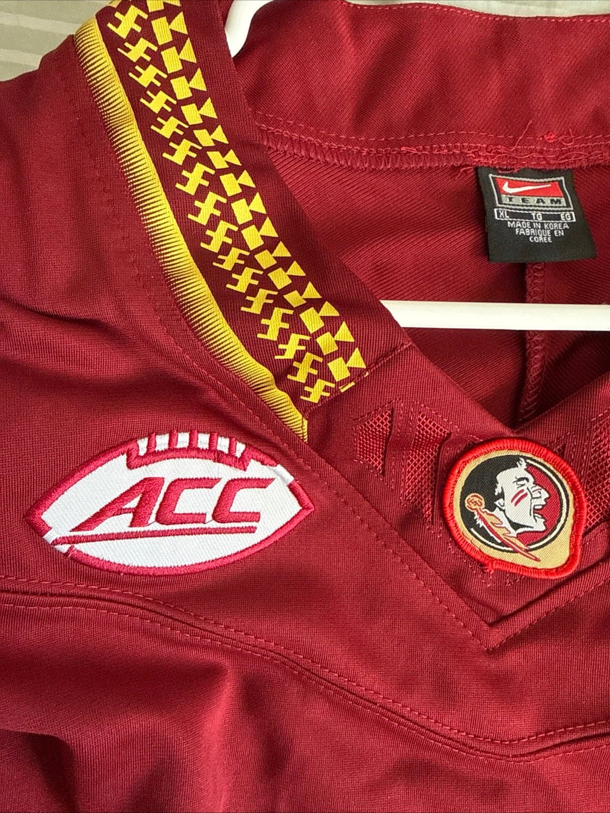 Men’s Nike Deion Sanders #2 Florida State Seminoles Football Jersey Sz XL - NWT - Thumbnail 4