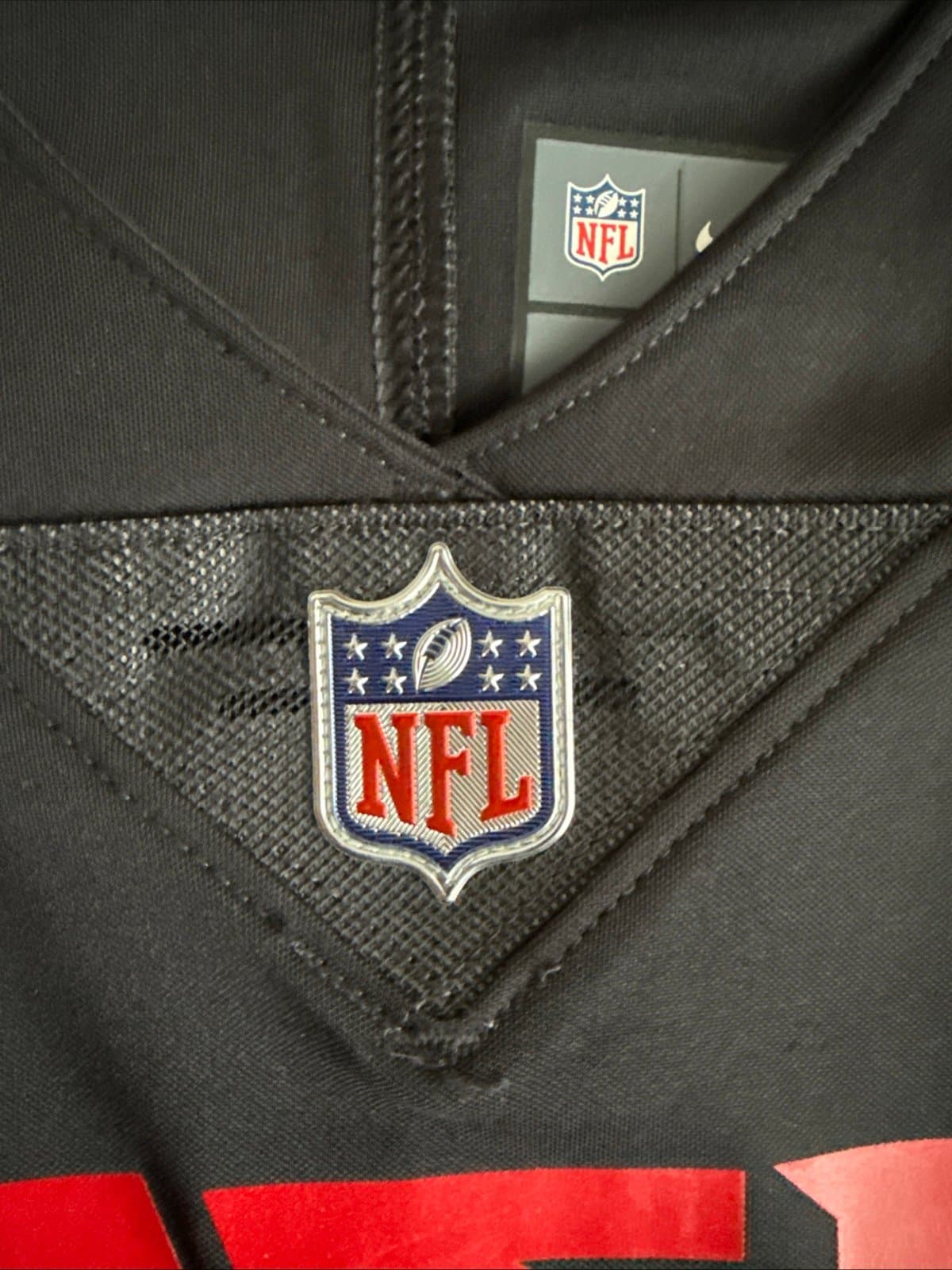 Men’s Nike Julio Jones #11 Atlanta Falcons Vapor Lmtd Jersey Sz L - Black RARE - Thumbnail 5