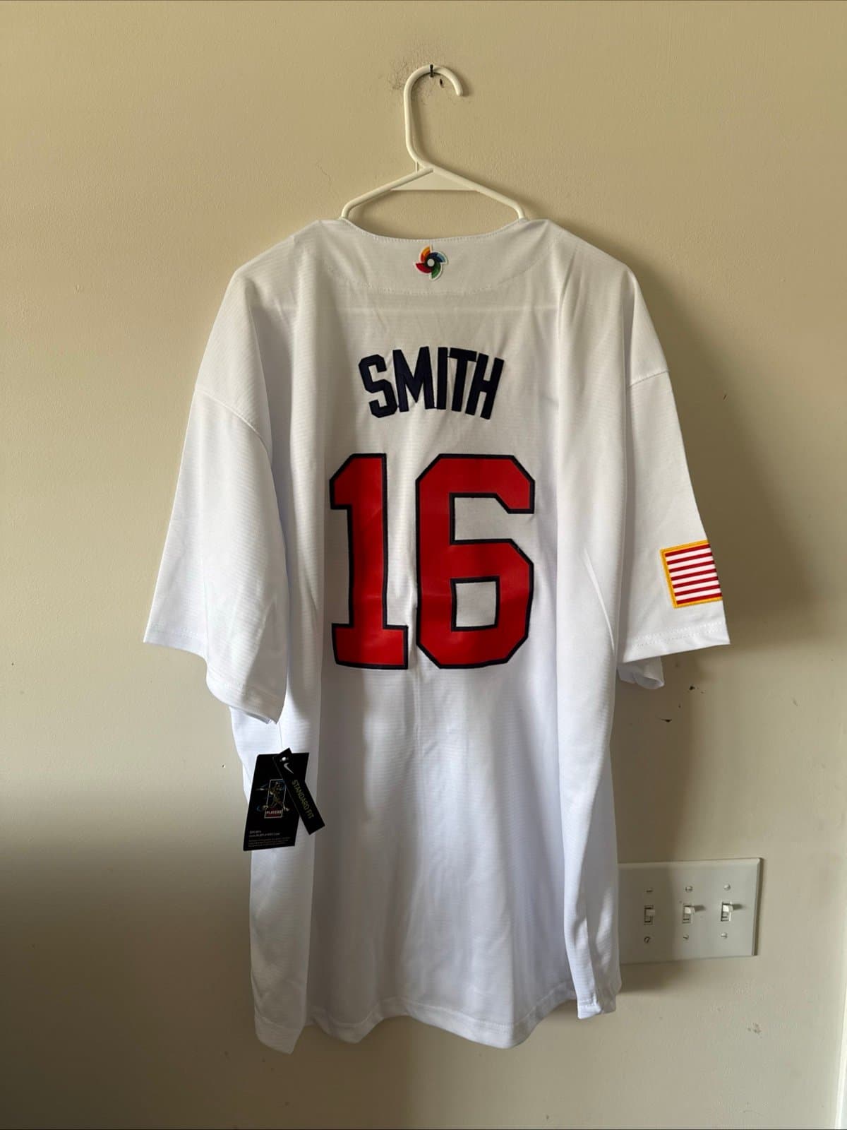 Men’s Nike Will Smith #16 Team USA 2026 World Baseball Classic Jersey Sz XL NWT - Thumbnail 6