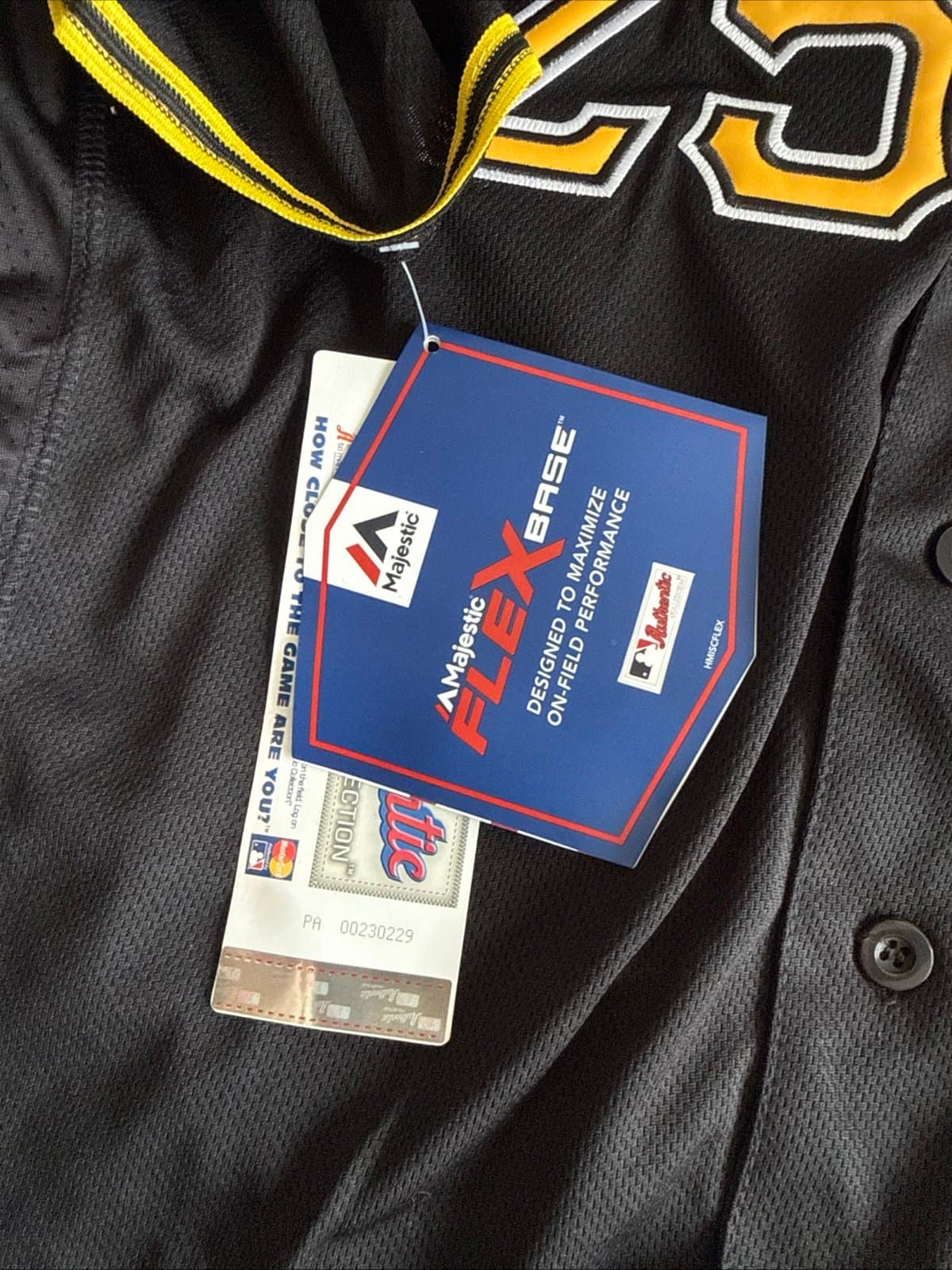 Gregory Polanco #25 Pittsburgh Pirates MLB Autographed Jersey COA Size 44 NWT - Thumbnail 6