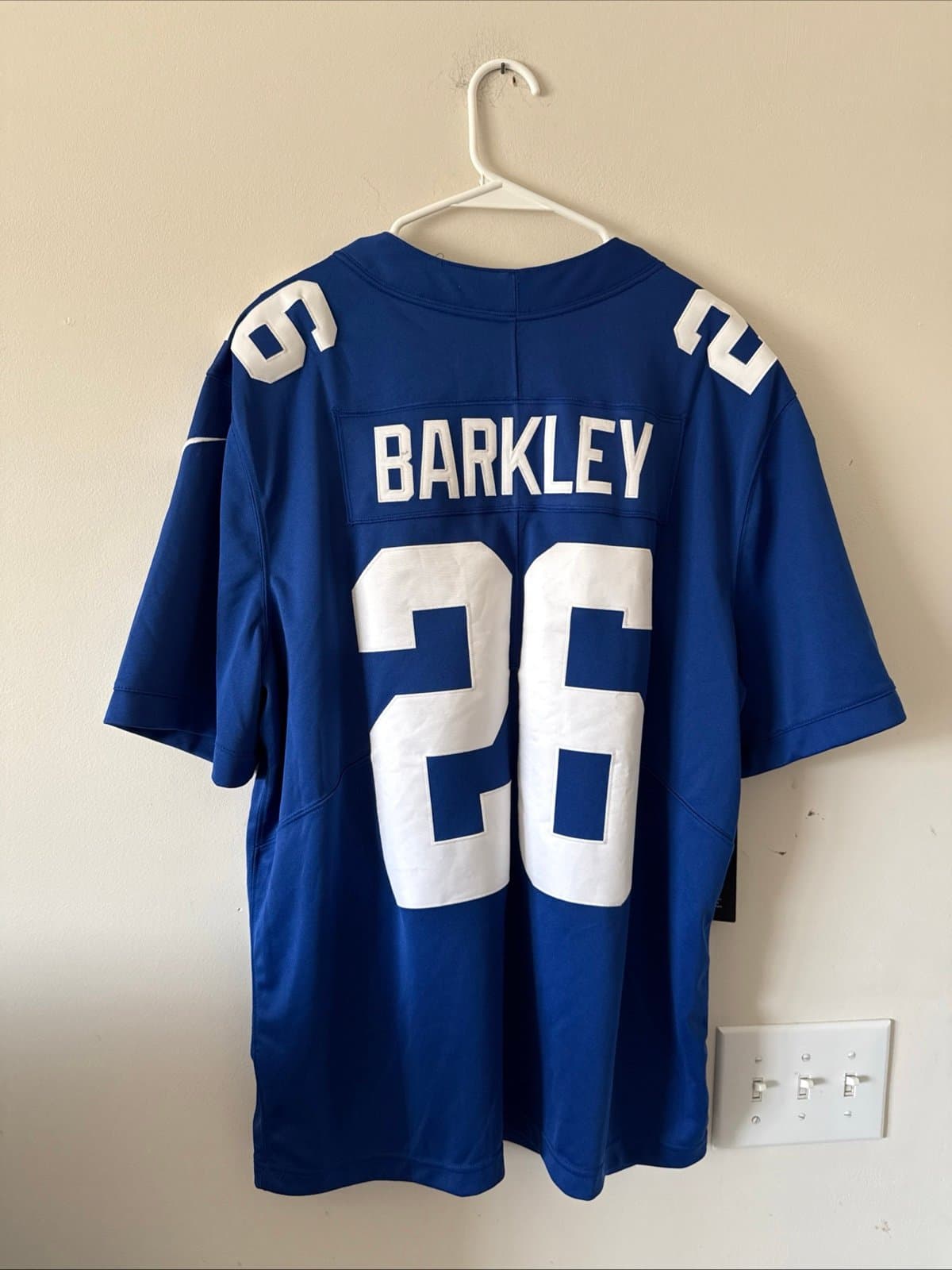 Men’s Nike Saquon Barkley #26 New York Giants Vapor Lmtd Jersey Sz XL - NWT RARE - Thumbnail 7