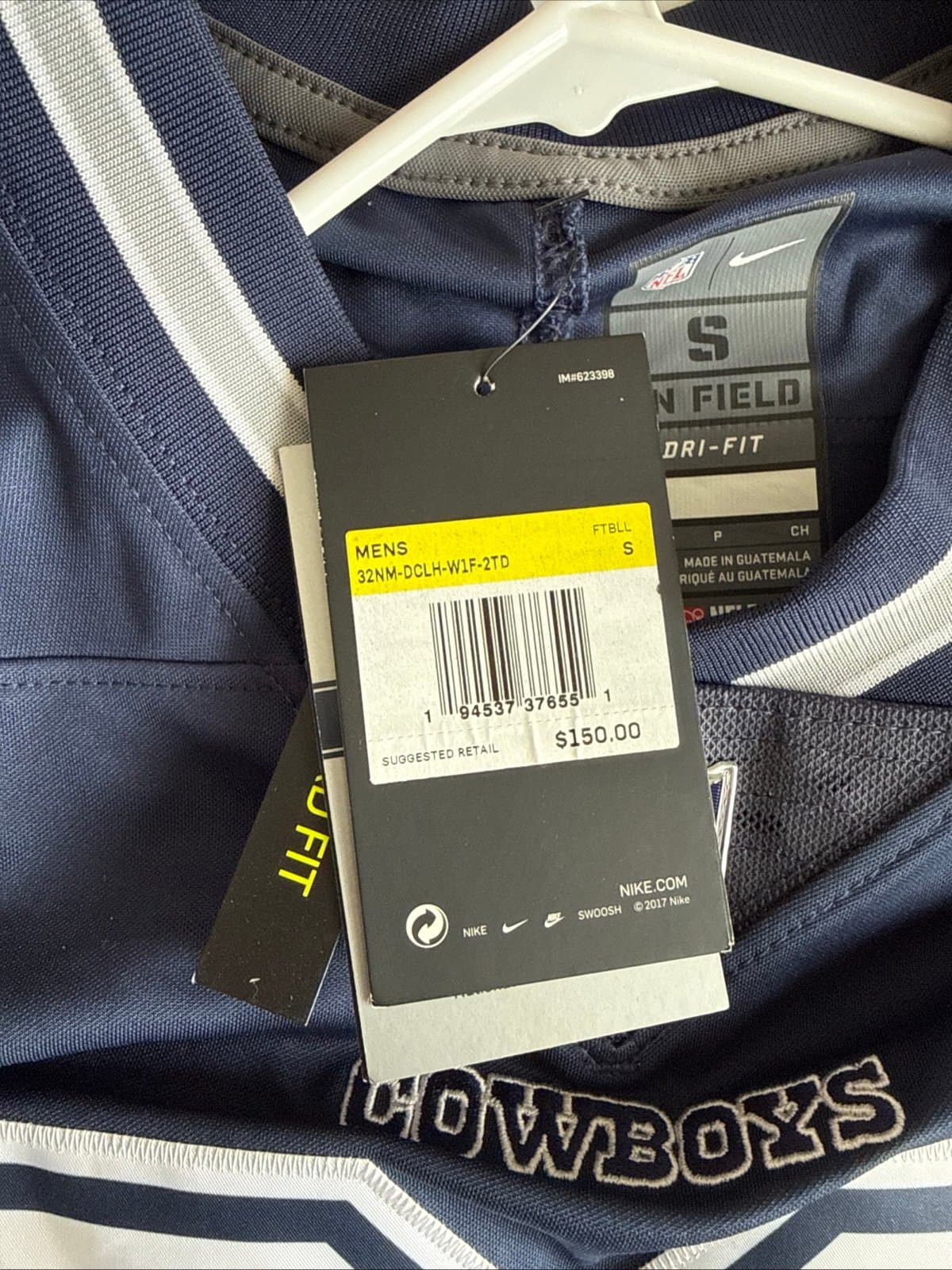 Men’s Nike Emmitt Smith #22 Dallas Cowboys Vapor Lmtd Jersey Sz S - NWT RARE - Thumbnail 5