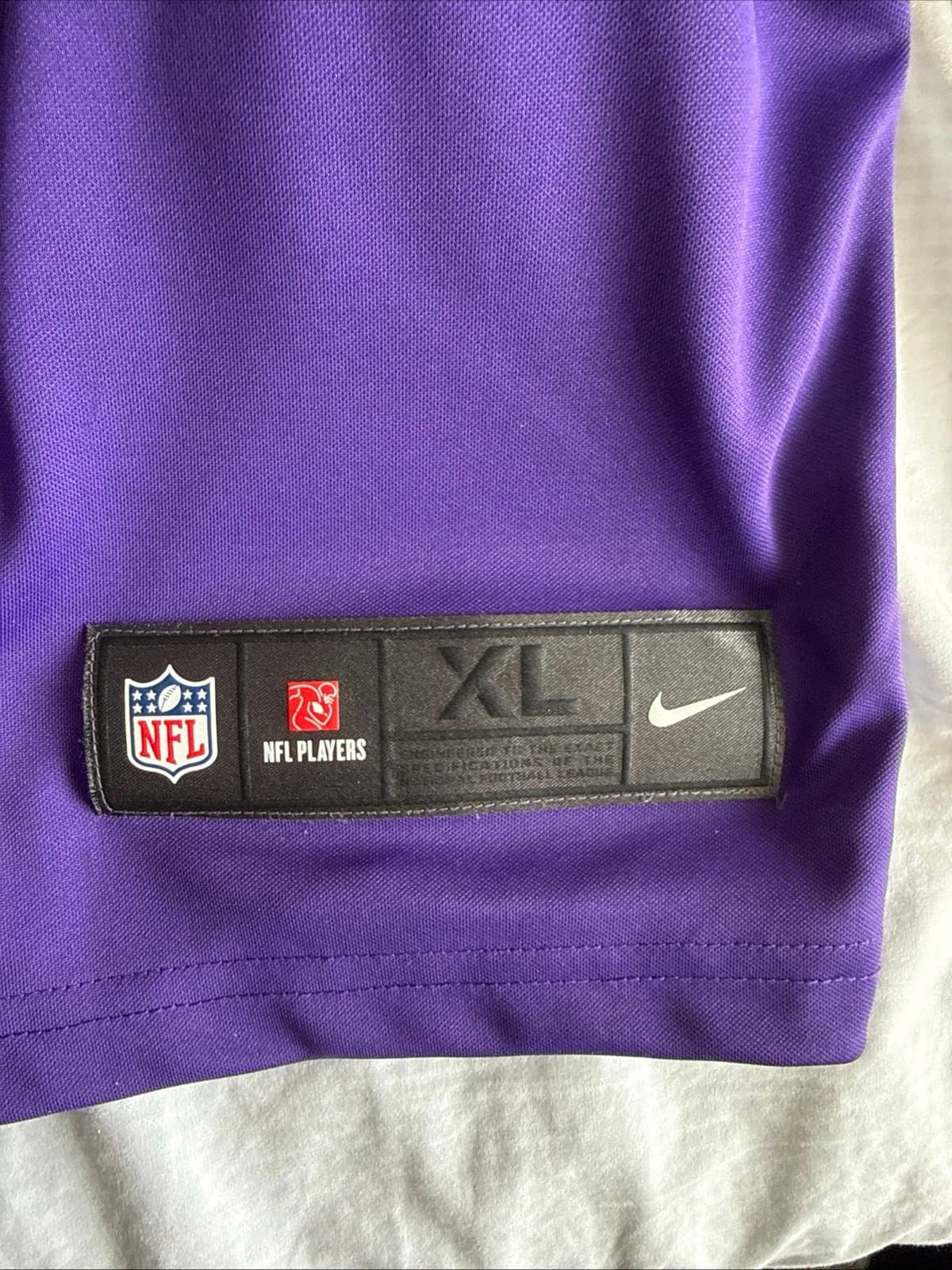 Men’s Nike Anthony Barr #55 Minnesota Vikings Vapor Limited Jersey Sz XL - RARE - Thumbnail 3