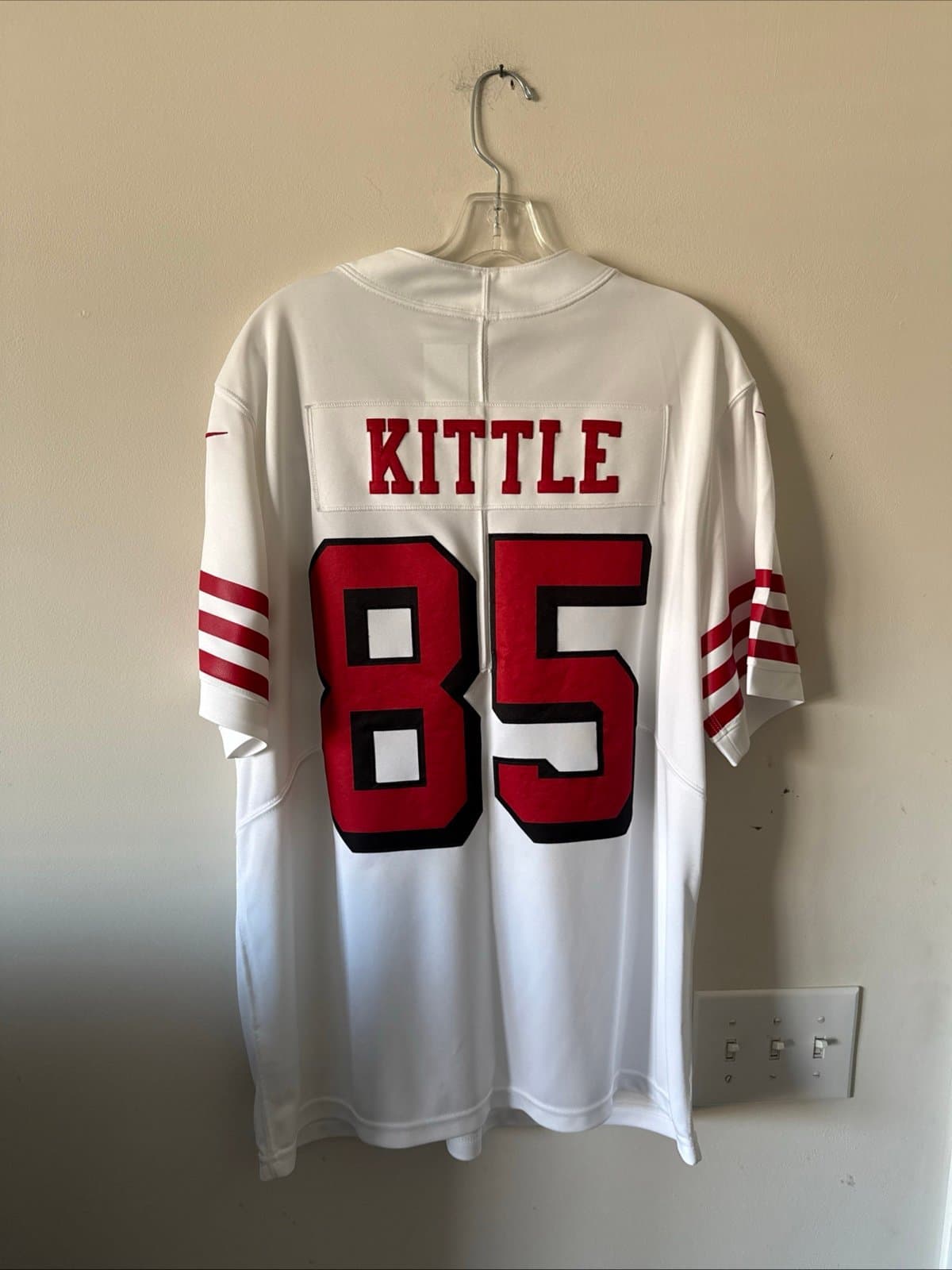 Men's Nike George Kittle #85 San Francisco 49ers 75th Anniv Jersey Sz XL - RARE - Thumbnail 7