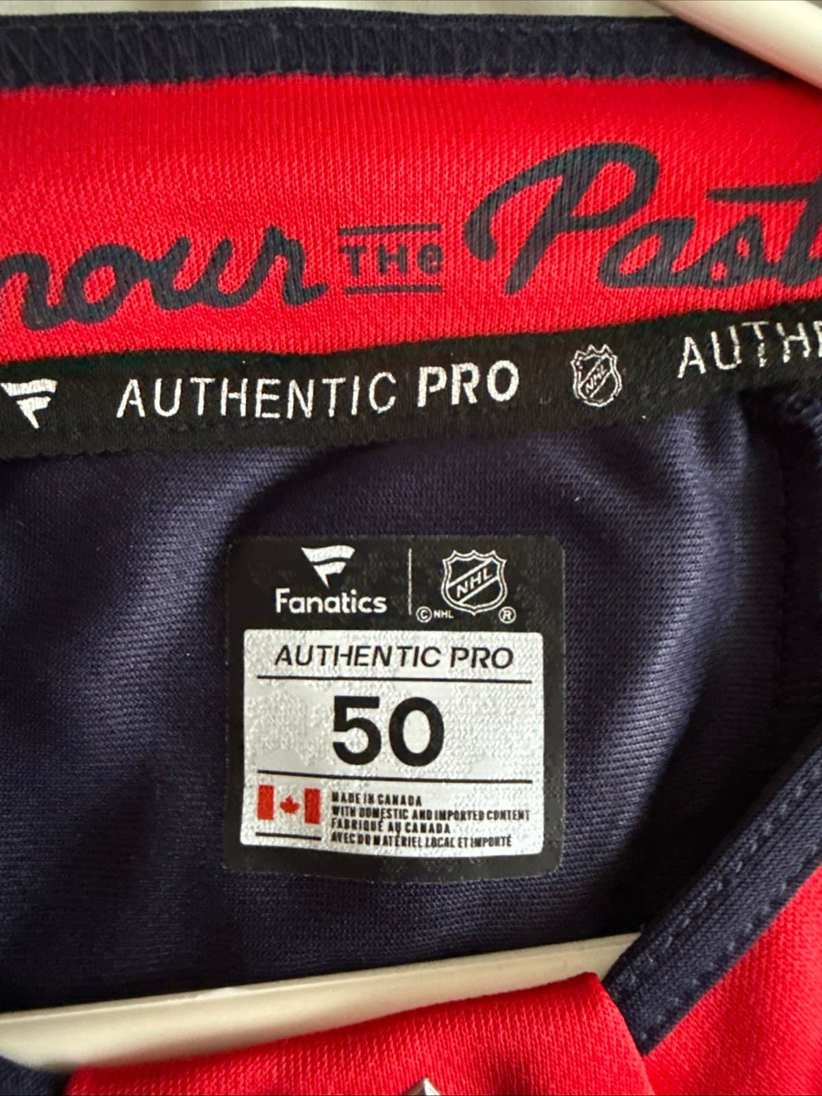 Men’s Fanatics Mark Scheifele #55 Winnipeg Jets NHL Jersey Sz 50 - Blue RARE - Thumbnail 3