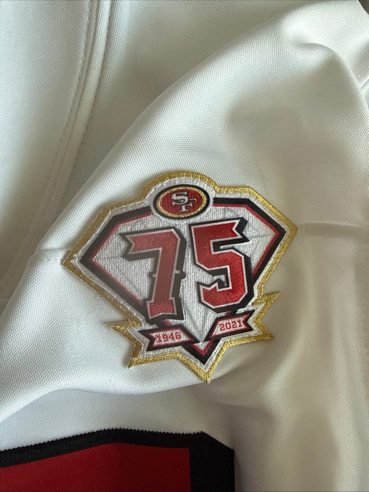 Men's Nike George Kittle #85 San Francisco 49ers 75th Anniv Jersey Sz XL - RARE - Thumbnail 6