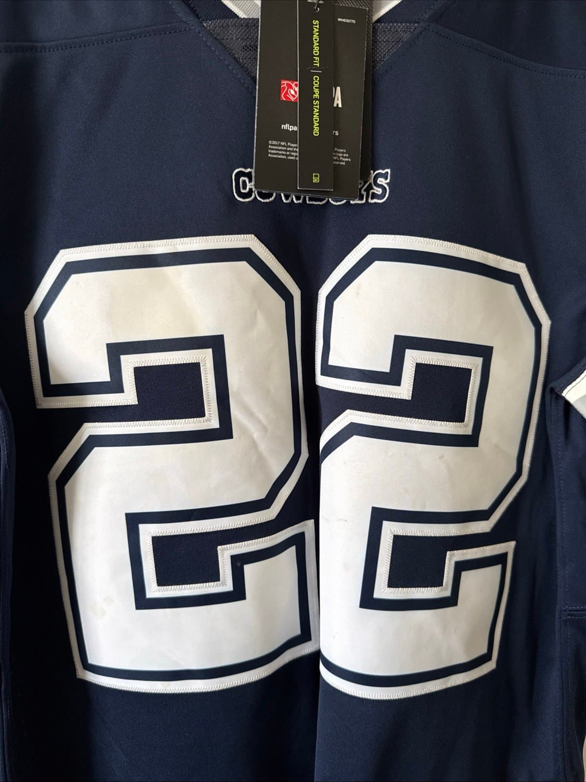 Men’s Nike Emmitt Smith #22 Dallas Cowboys Vapor Lmtd Jersey Sz S - NWT RARE - Thumbnail 2