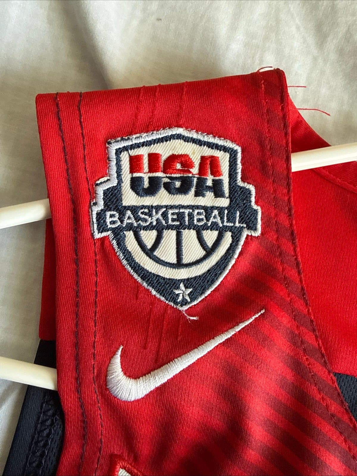 Men’s Nike Stephen Curry #4 Team USA 2014 Olympics FIBA Jersey Sz S - Blue RARE - Thumbnail 5