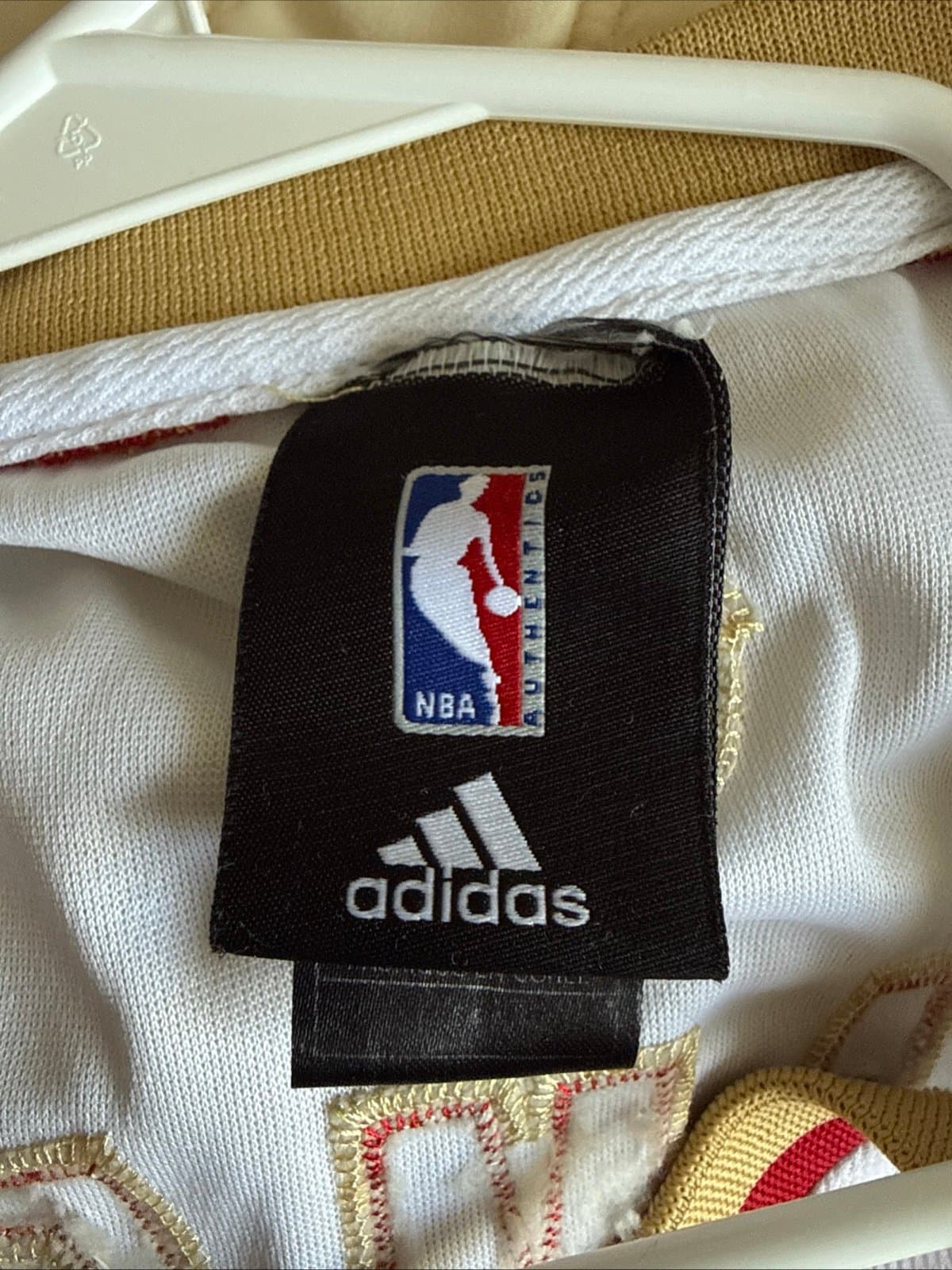 Men’s Adidas Lebron James #23 Cleveland Cavaliers Swingman Jersey Sz 54 - White - Thumbnail 4