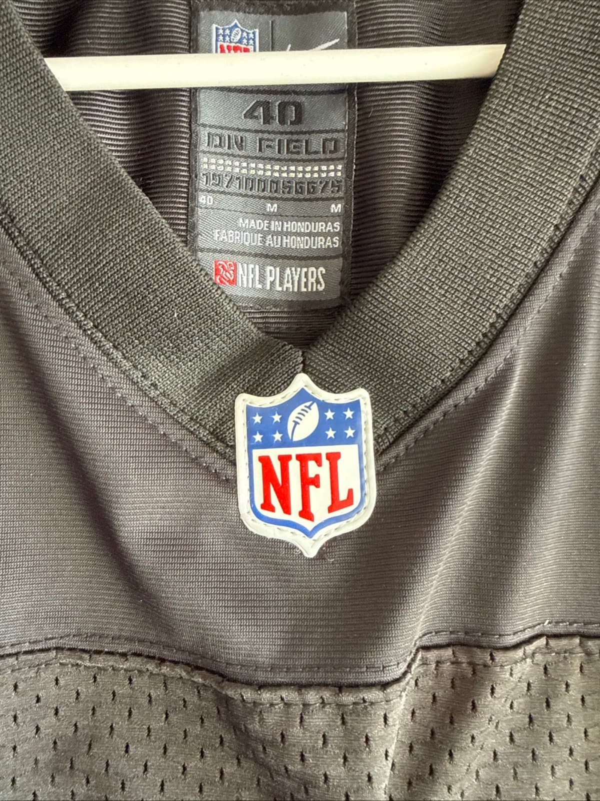 Men’s Nike Authentic Howie Long #75 Oakland Raiders Jersey Sz 40 - Black RARE - Thumbnail 5