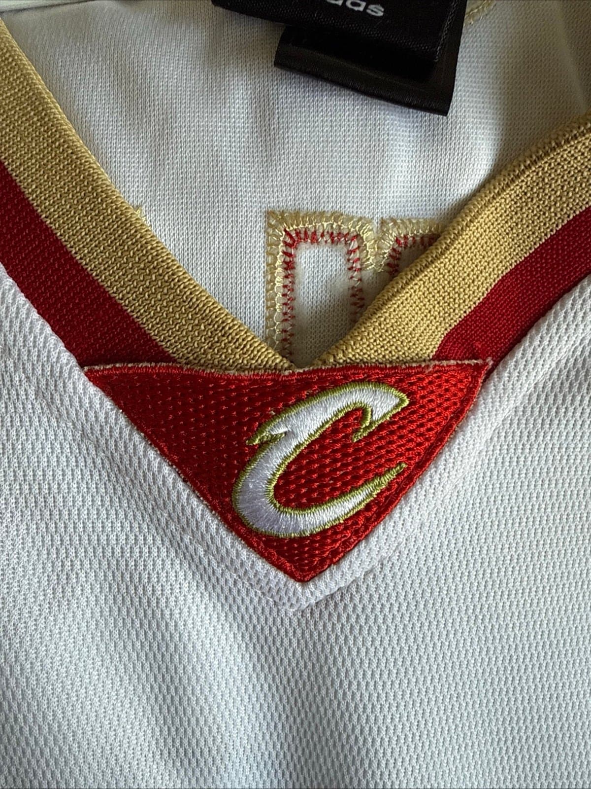 Men’s Adidas Lebron James #23 Cleveland Cavaliers Swingman Jersey Sz 54 - White - Thumbnail 5