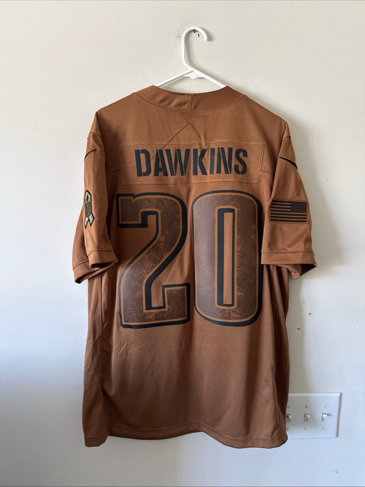 Men's Nike Brian Dawkins #20 Eagles Salute To Service NFL Jersey Sz L - NWT RARE - Thumbnail 6
