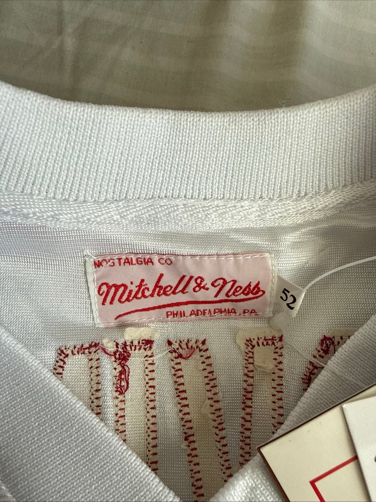 Men’s Mitchell & Ness Ricky Ervins #32 Redskins Throwback Jersey Size 52 - NWT - Thumbnail 4