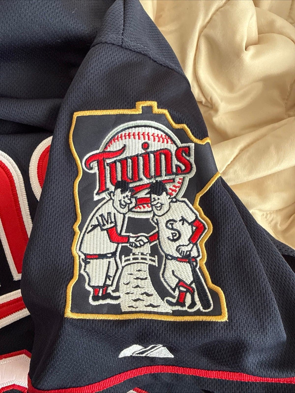 Men’s Majestic Jim Thome Minnesota Twins Inaugural Year 2010 Jersey Sz 48 - RARE - Thumbnail 5