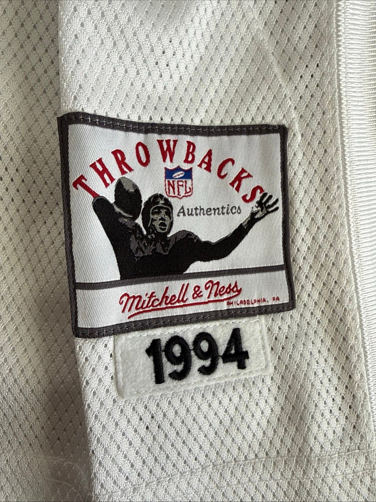 Men’s Mitchell & Ness Ricky Ervins #32 Redskins Throwback Jersey Size 52 - NWT - Thumbnail 3