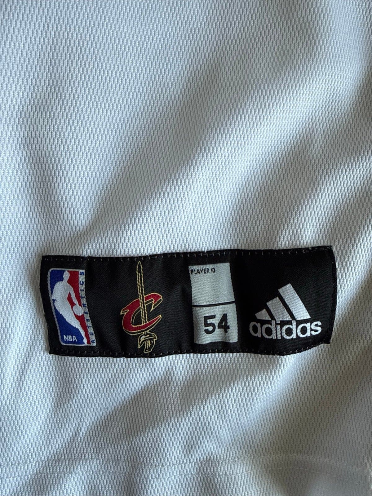 Men’s Adidas Lebron James #23 Cleveland Cavaliers Swingman Jersey Sz 54 - White - Thumbnail 3