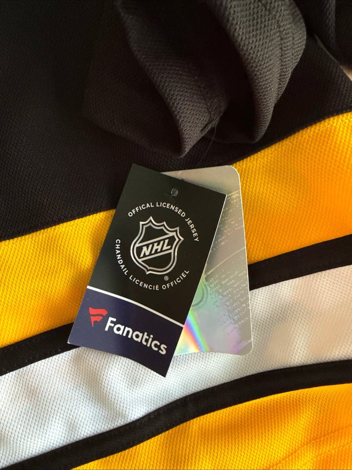 Men’s Fanatics Authentic Pro David Pastrnak #88 Boston Bruins Jersey Sz 54 NWT - Thumbnail 5