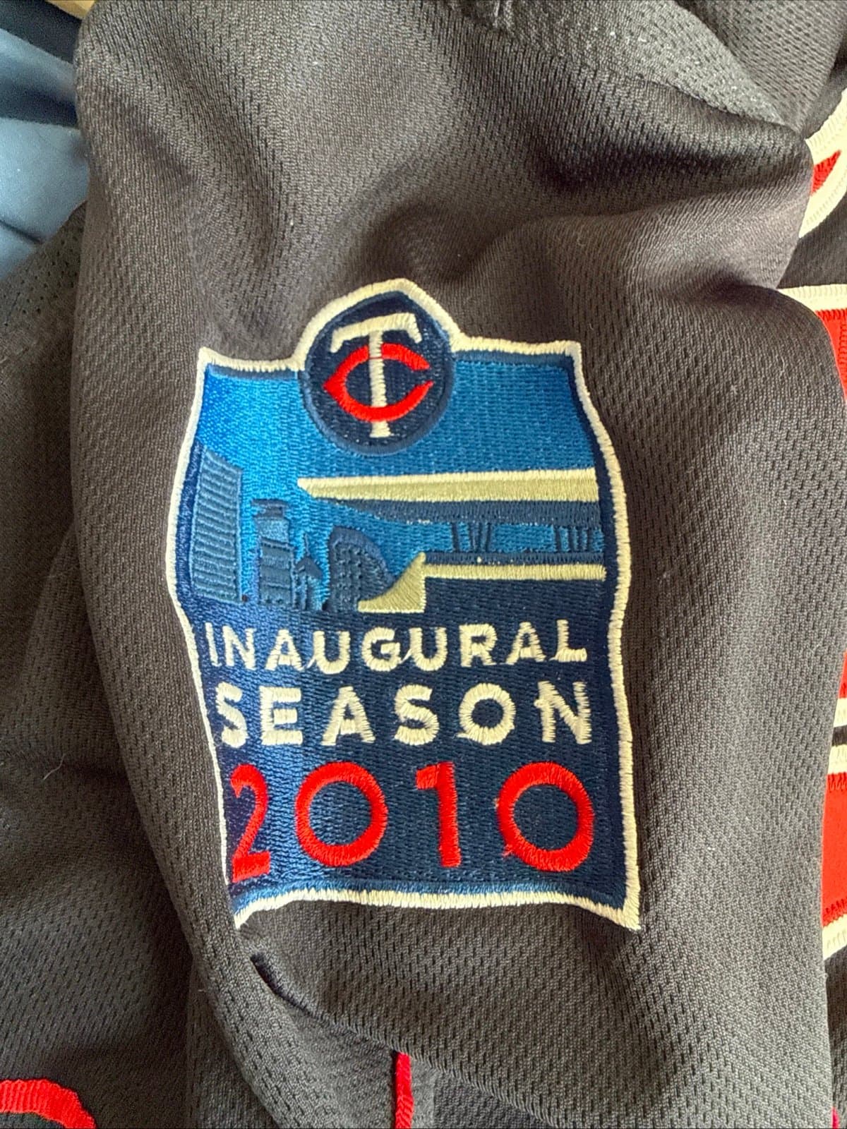 Men’s Majestic Jim Thome Minnesota Twins Inaugural Year 2010 Jersey Sz 48 - RARE - Thumbnail 4