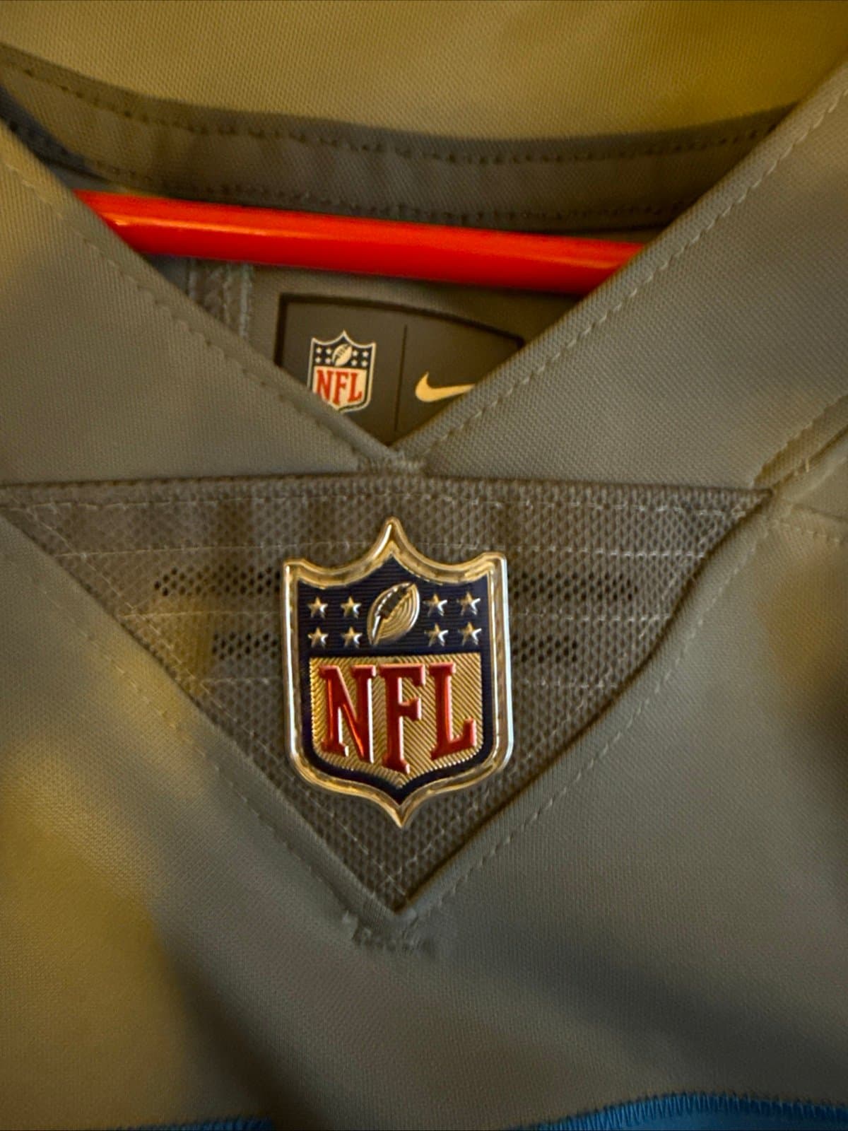 Men’s Nike Golden Tate #15 Detroit Lions Vapor Lmtd Jersey Sz 2XL - Gray RARE - Thumbnail 5