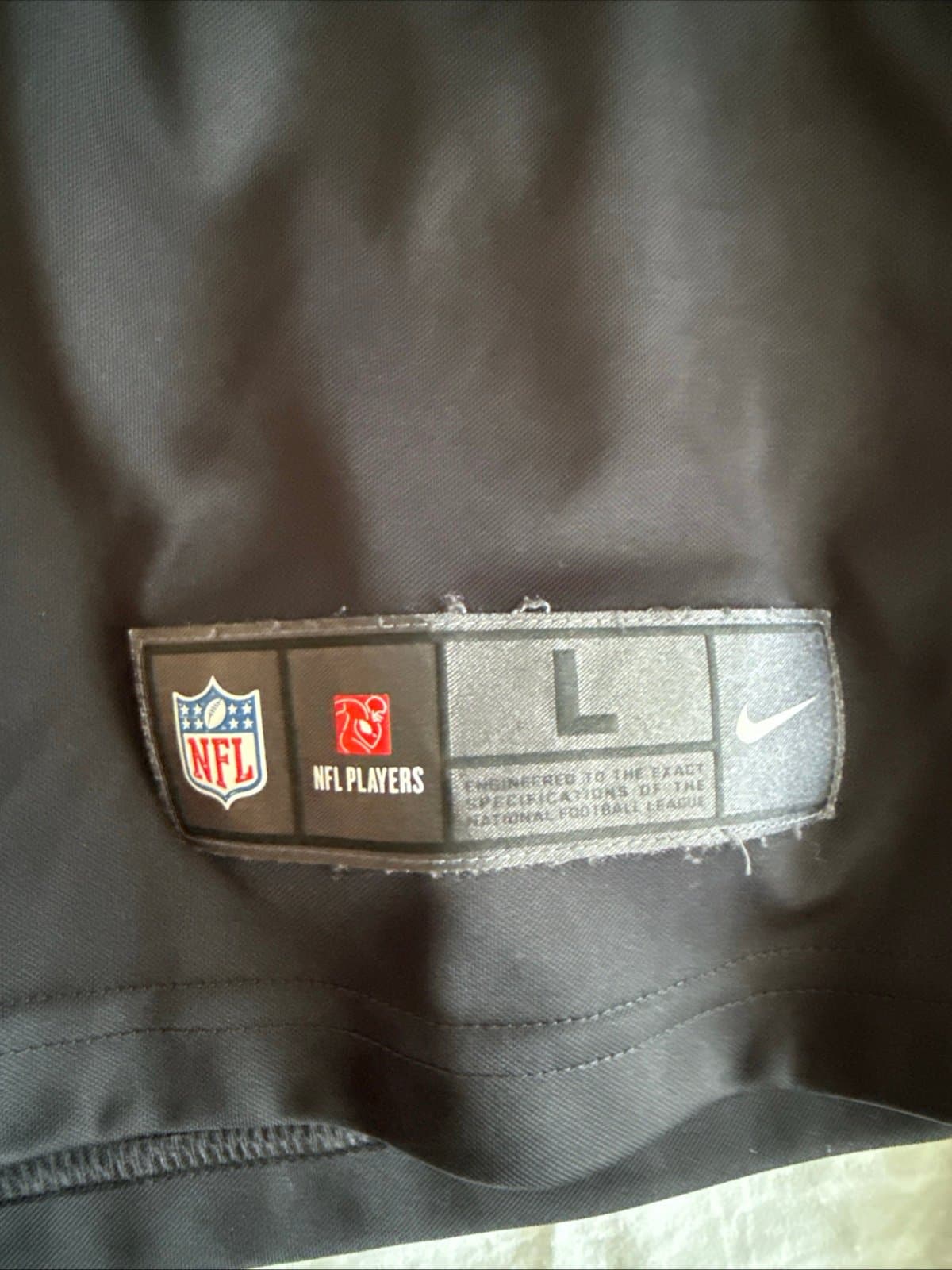 Men’s Nike Golden Tate #15 Detroit Lions Vapor Lmtd Alt Jersey Sz L - Black RARE - Thumbnail 3