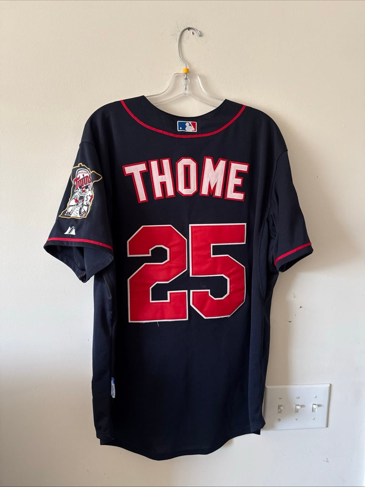 Men’s Majestic Jim Thome Minnesota Twins Inaugural Year 2010 Jersey Sz 48 - RARE - Thumbnail 6
