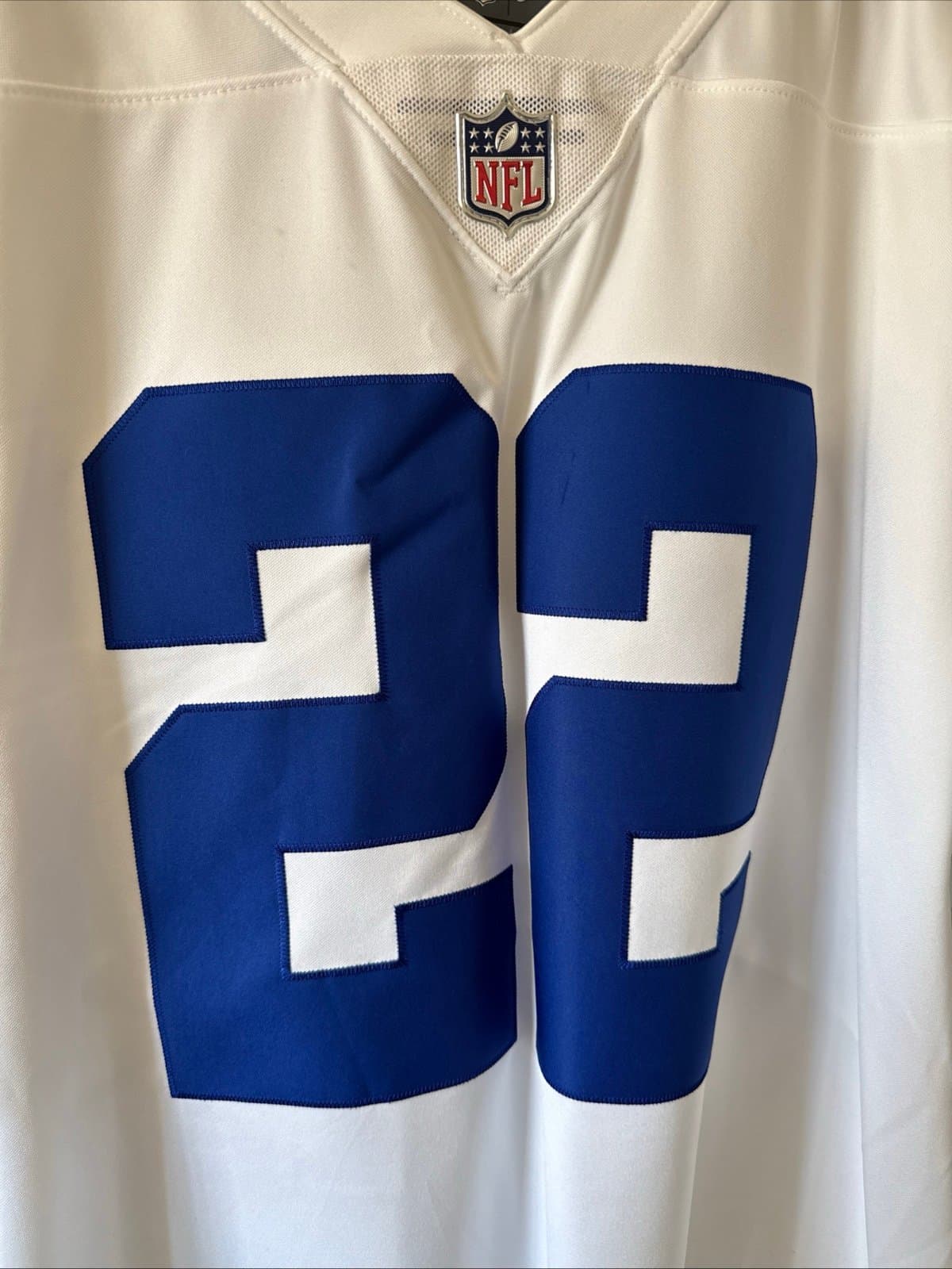 Men’s Nike Emmitt Smith #22 Dallas Cowboys Vapor Lmtd Jersey Sz 2XL - White RARE - Thumbnail 2