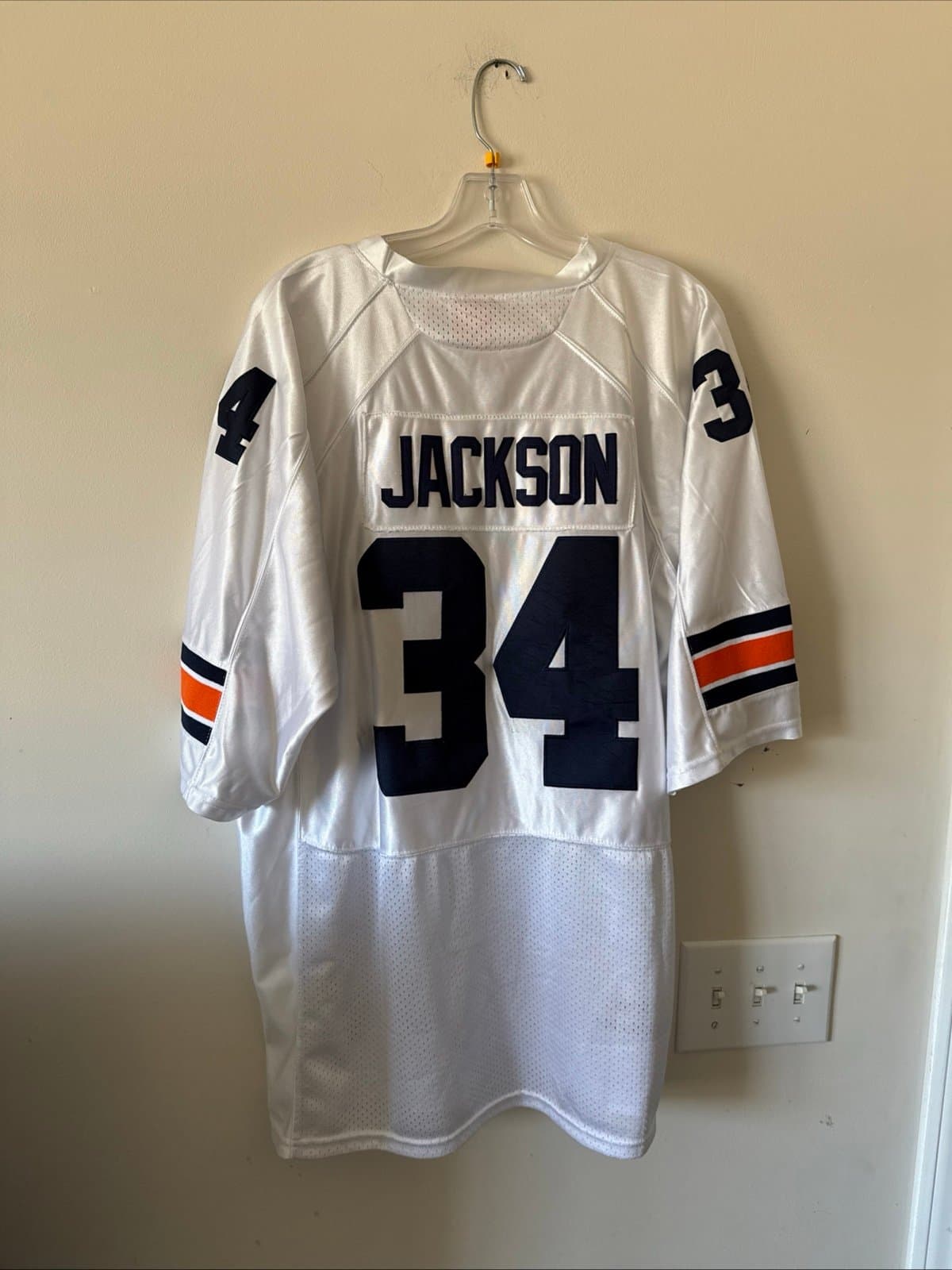 Men’s Under Armour Bo Jackson #34 Auburn Tigers NCAA Jersey Sz 50 - White - Thumbnail 7