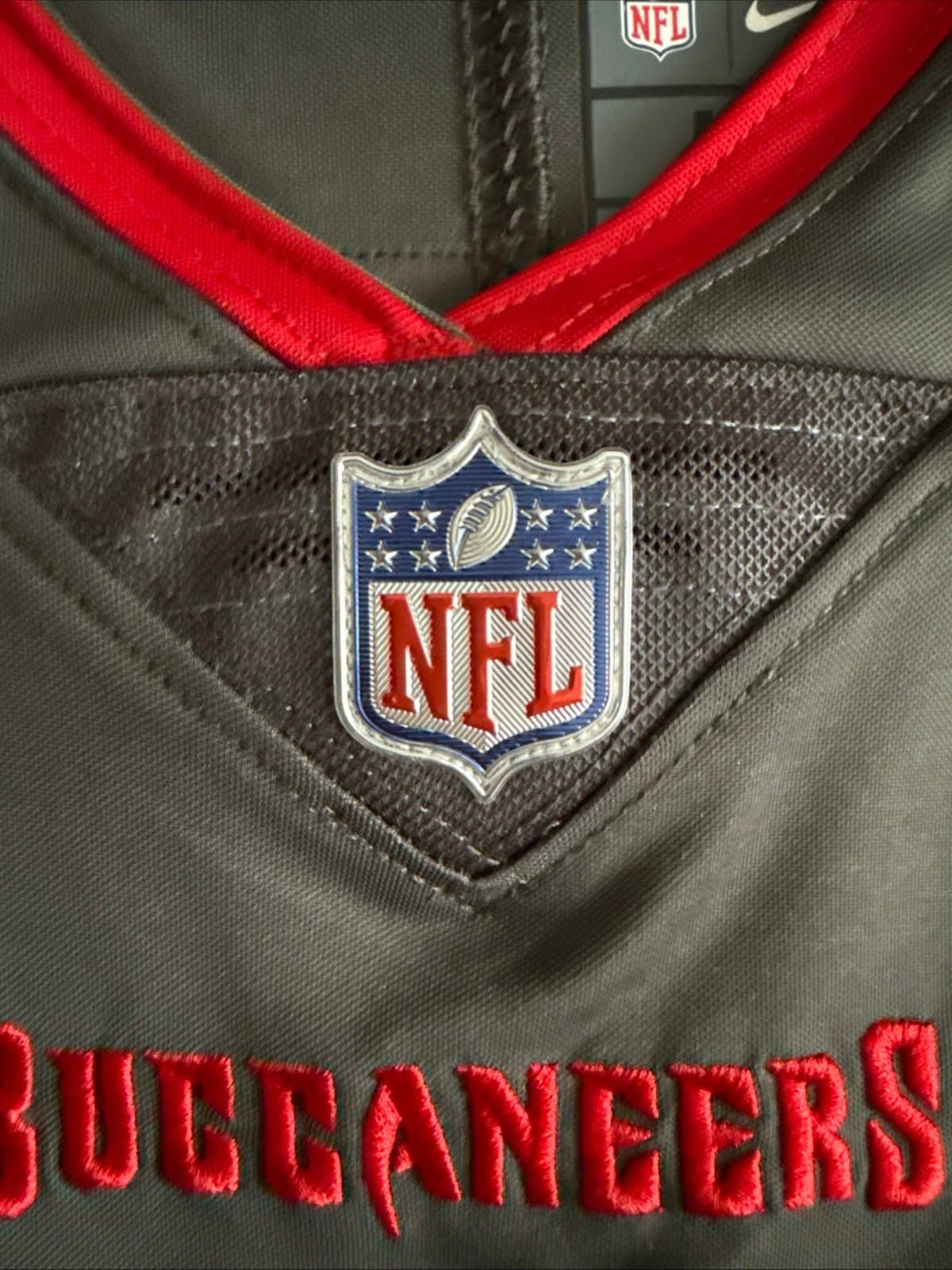 Men’s Nike Rob Gronkowski #87Tampa Bay Buccaneers Vapor Lmtd Jersey Sz M - Gray - Thumbnail 5