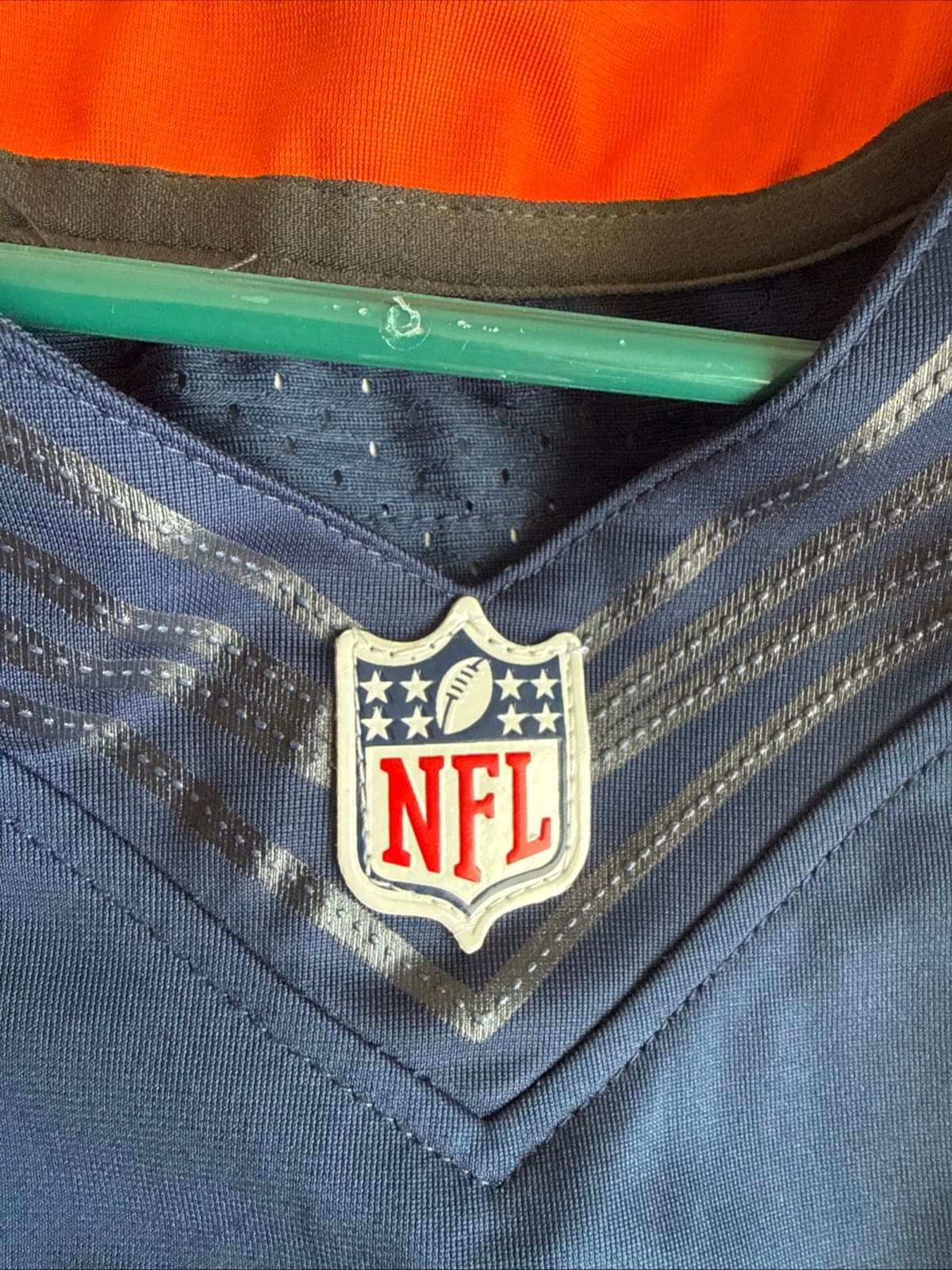 Men’s Nike John Elway#7 Denver Broncos Authentic NFL Jersey Sz 48 - Blue RARE - Thumbnail 4