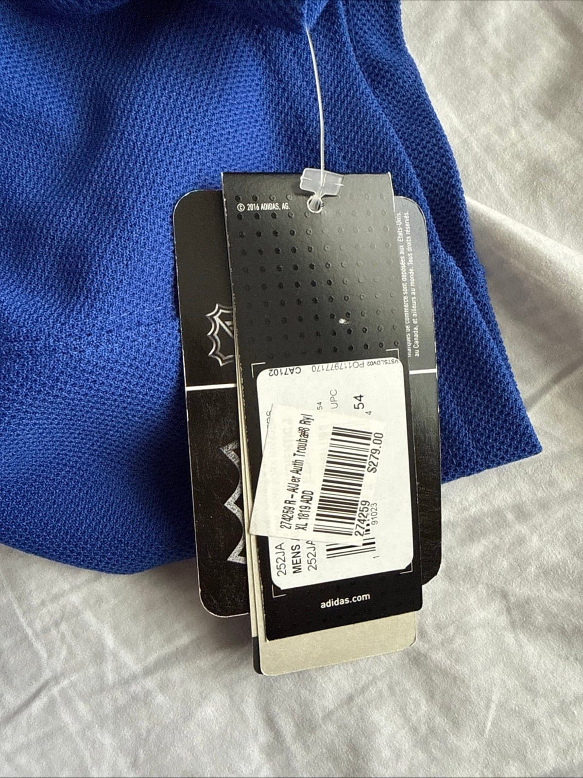 Men’s Adidas Jacob Trouba #8 NY Rangers Authentic A Patch Jersey Sz 54 NWT RARE - Thumbnail 4