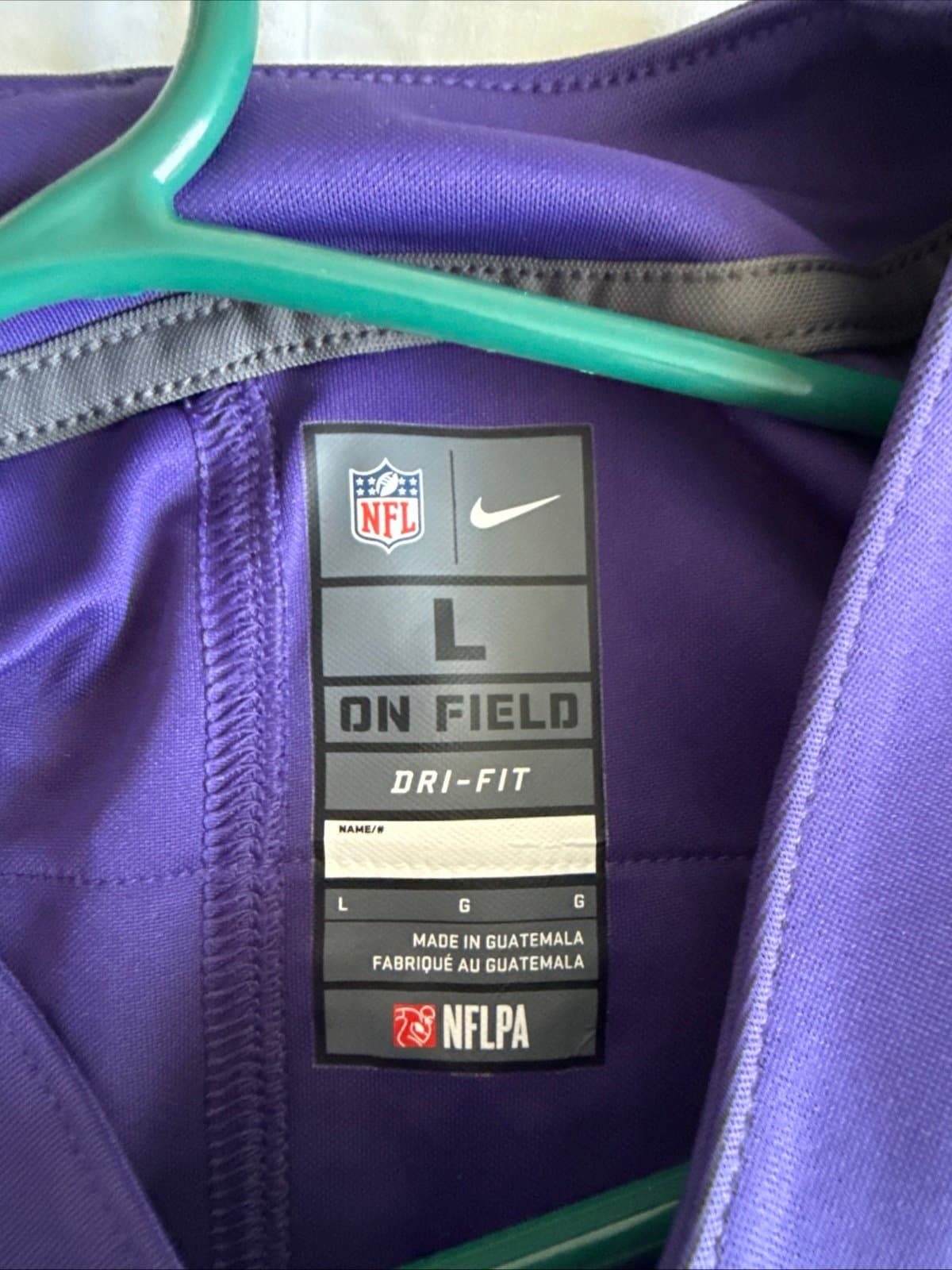 Men’s Nike CJ Mosley #57 Baltimore Ravens Color Rush Vapor Lmtd Jersey Sz L RARE - Thumbnail 4