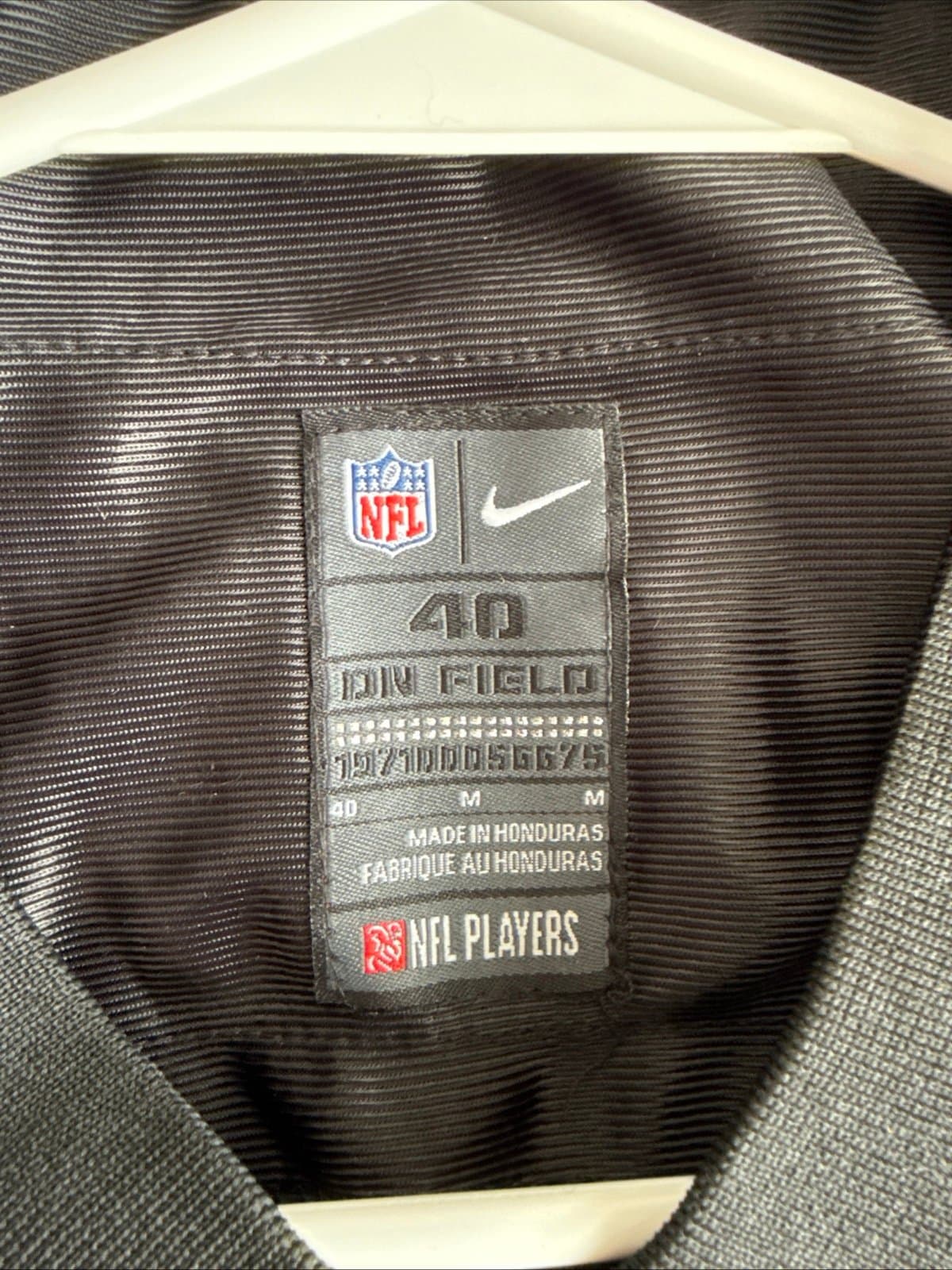 Men’s Nike Authentic Howie Long #75 Oakland Raiders Jersey Sz 40 - Black RARE - Thumbnail 4