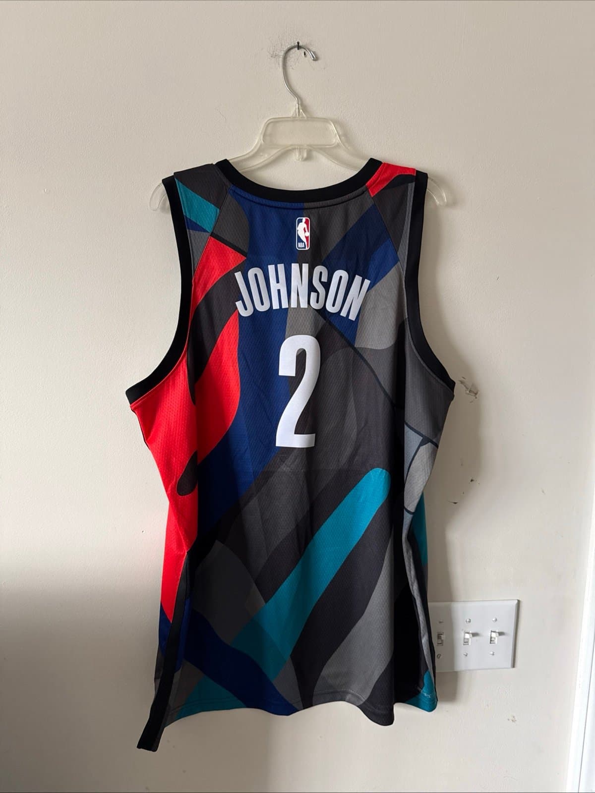 Men’s Nike Cam Johnson #2 Brooklyn Nets KAWS 2023 City Edition Jersey Sz 52 NWT - Thumbnail 7