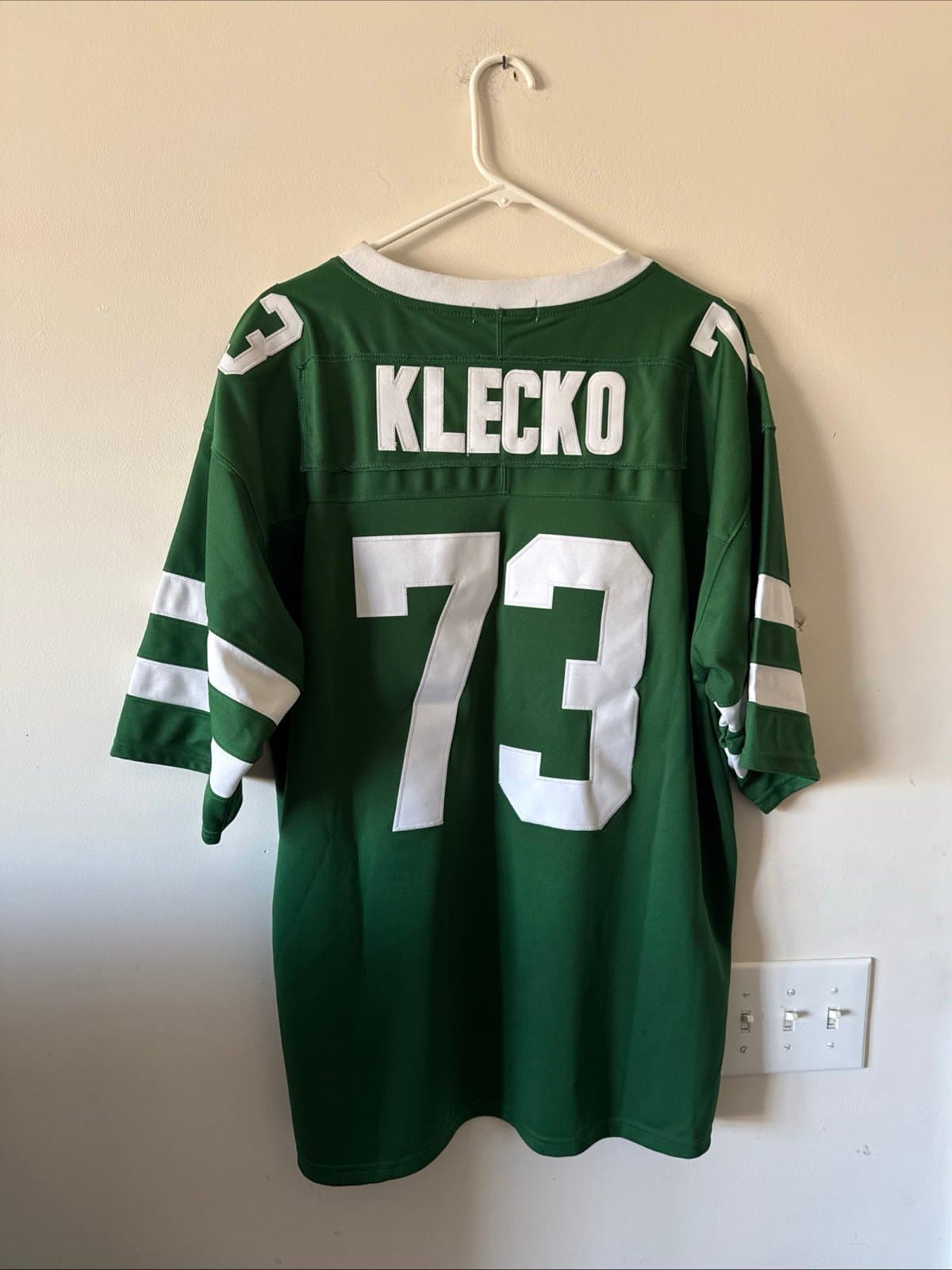 Men’s Mitchell & Ness Joe Klecko #73 NY Jets 1984 Jersey Silver Anniv Sz 54 RARE - Thumbnail 6