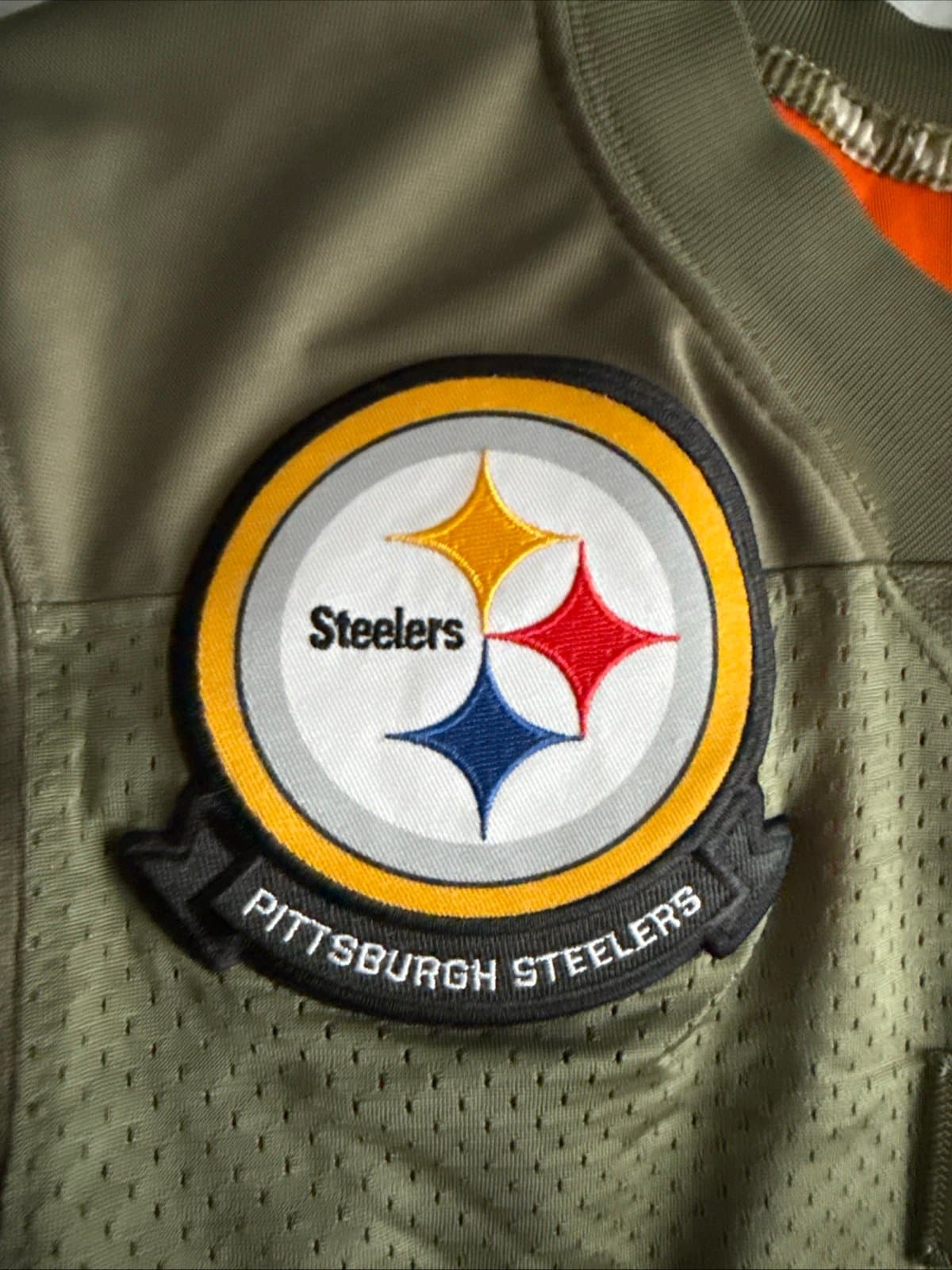 Men’s Nike Ben Roethlisberger #7 Steelers Salute to Service Lmtd Jersey Sz S - Thumbnail 6