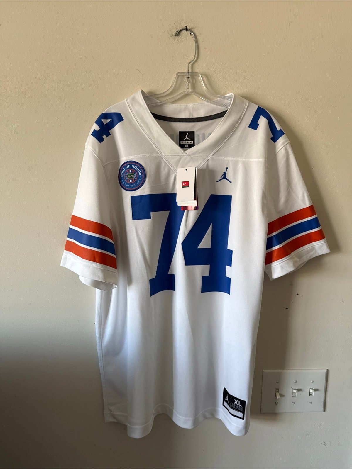 Men’s Jordan Jack Youngblood #74 Florida Gators ROH NCAA Jersey Sz XL - NWT RARE - Image 1